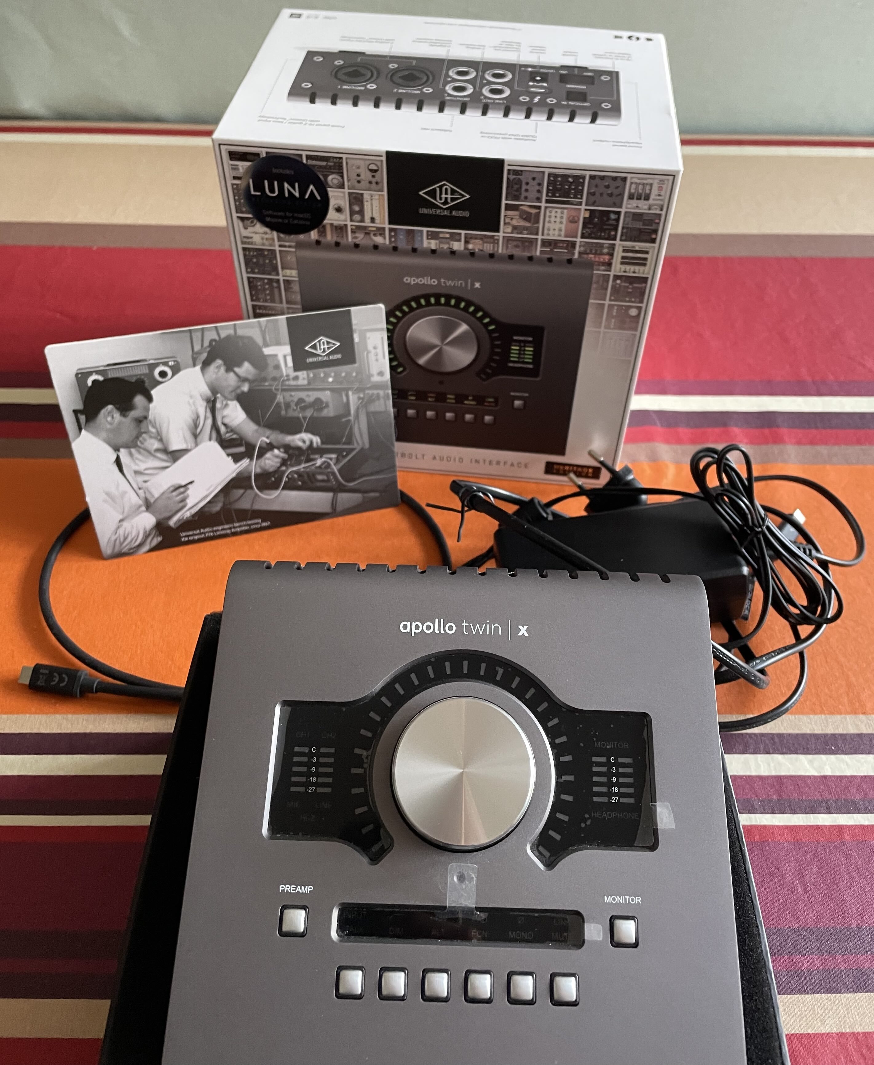 Interface UAudio apollo Twin x duo Heritage edition + plug-ins
