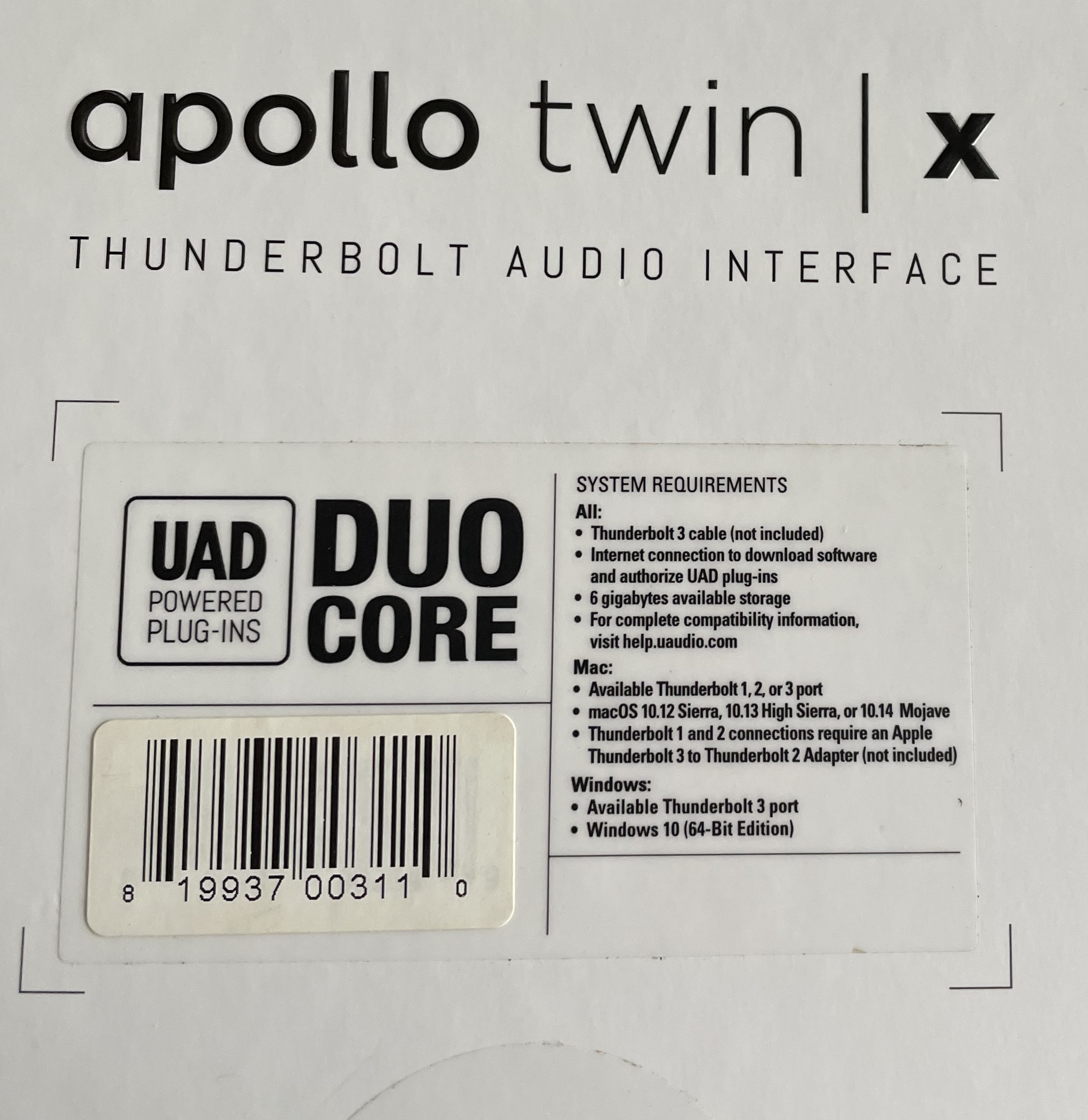 Universal Audio Apollo Twin X Duo (37549)