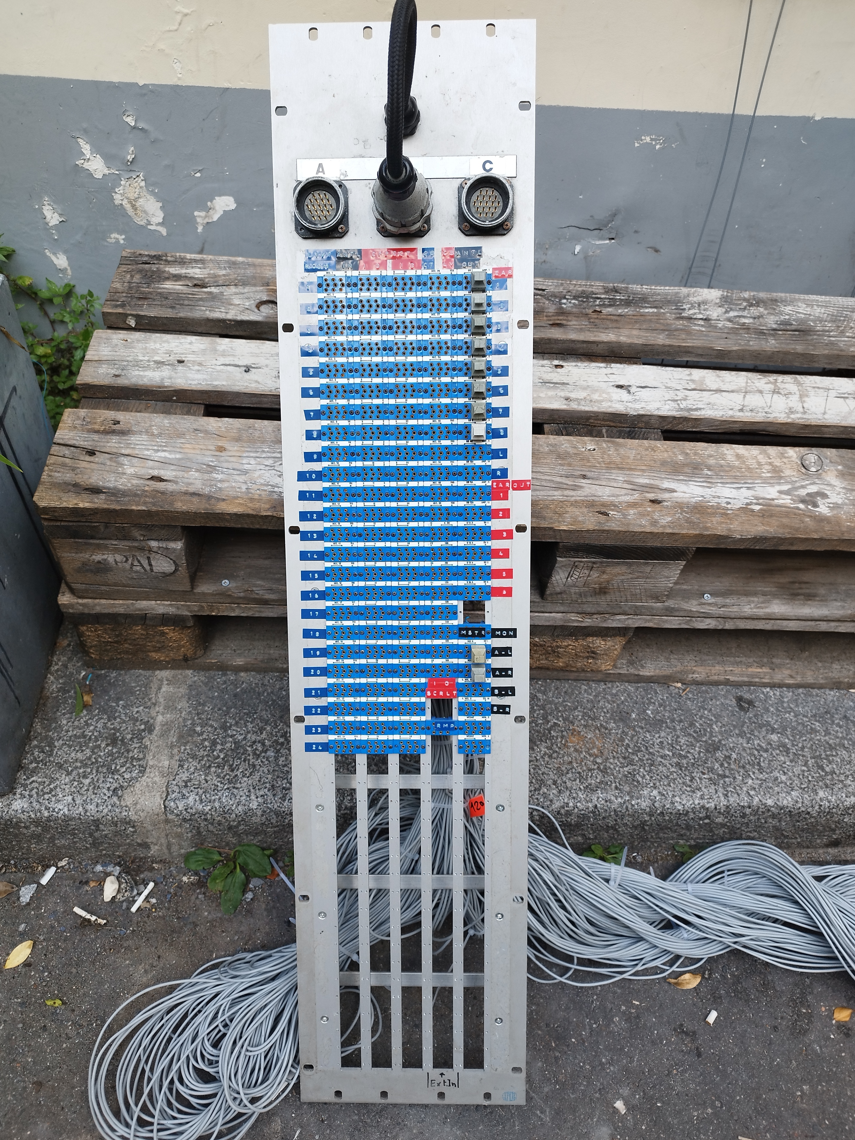 Patch bay FRB type Ghielmetti