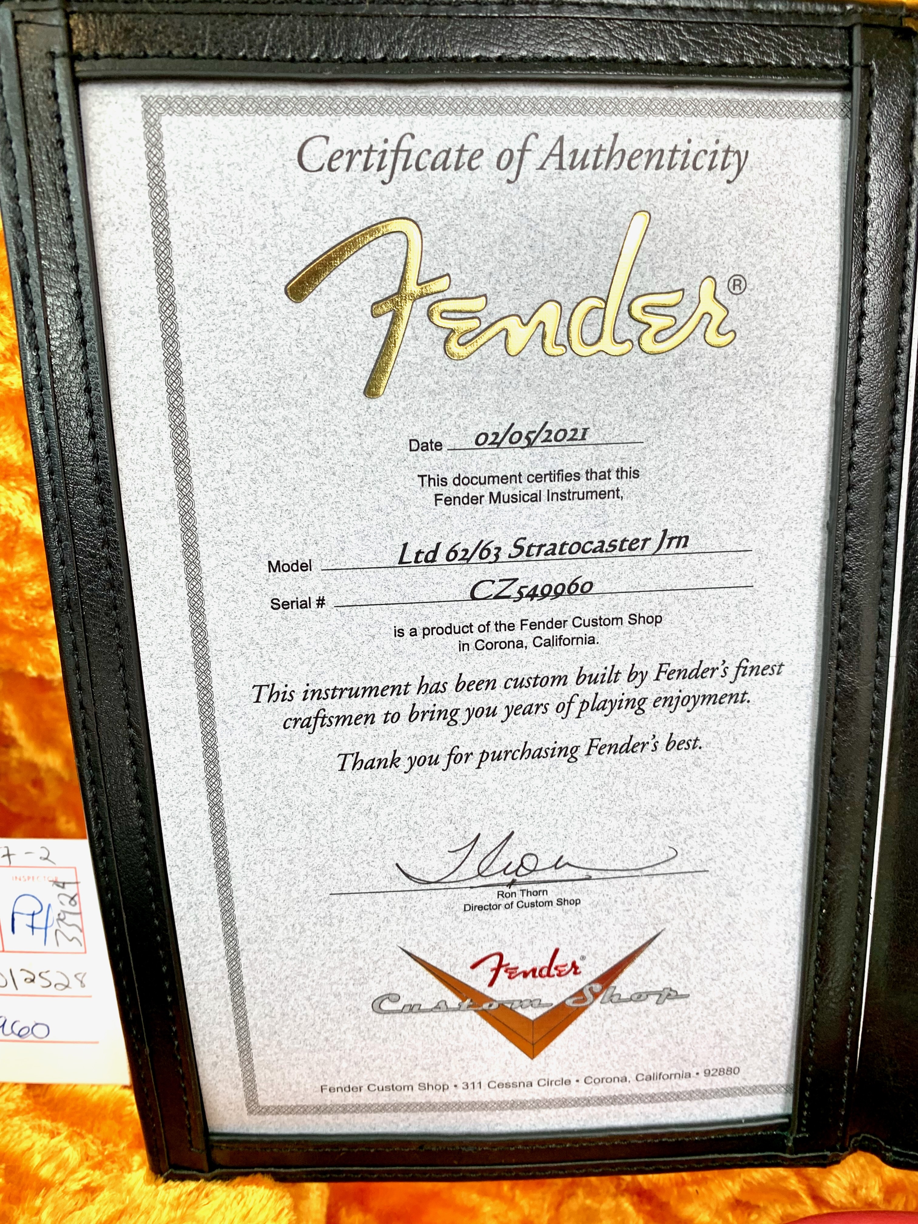 Fender Custom Shop '63 Relic Stratocaster  (12577)