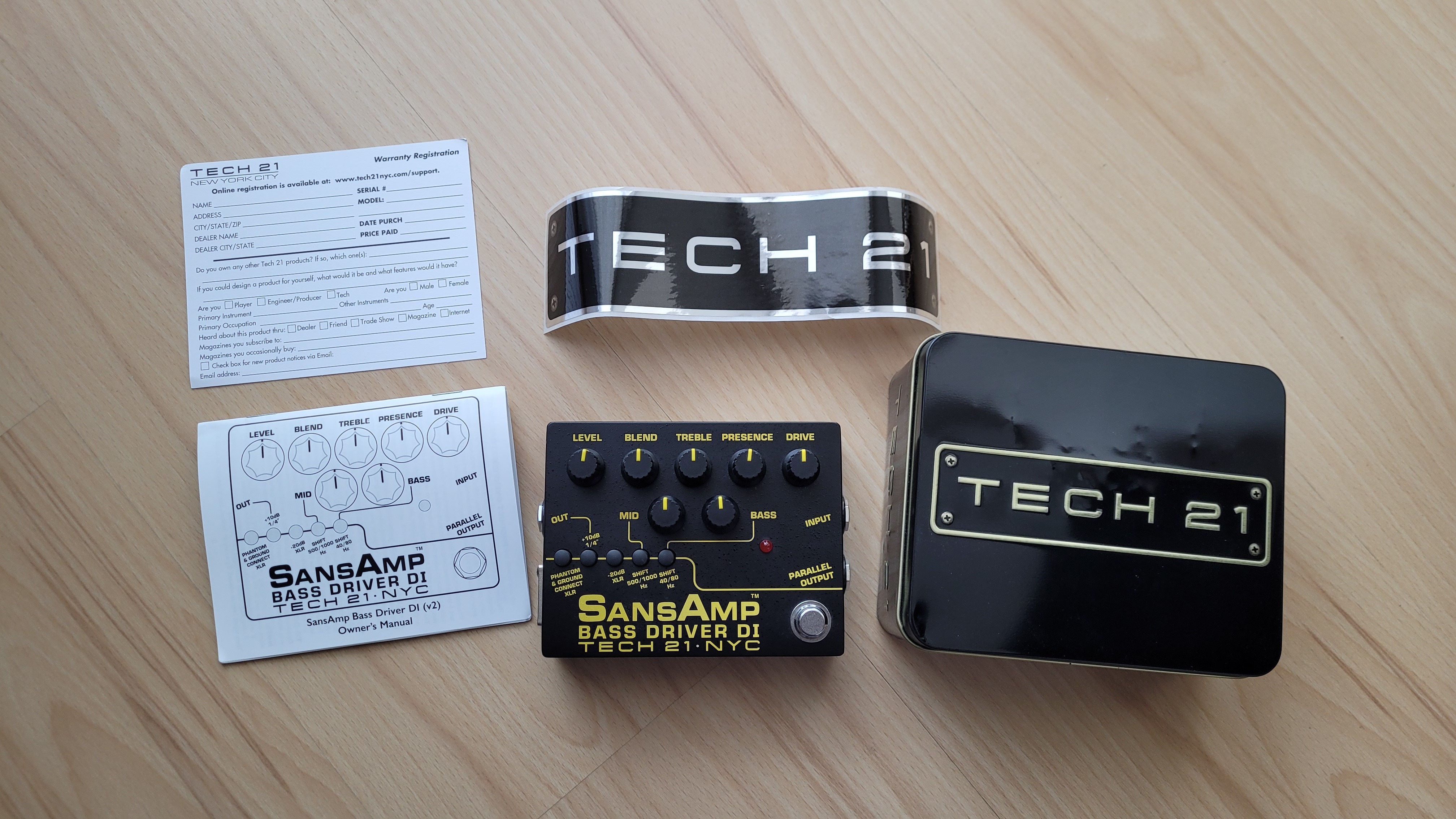 Tech 21 SansAmp Bass Driver DI V2 (68437)