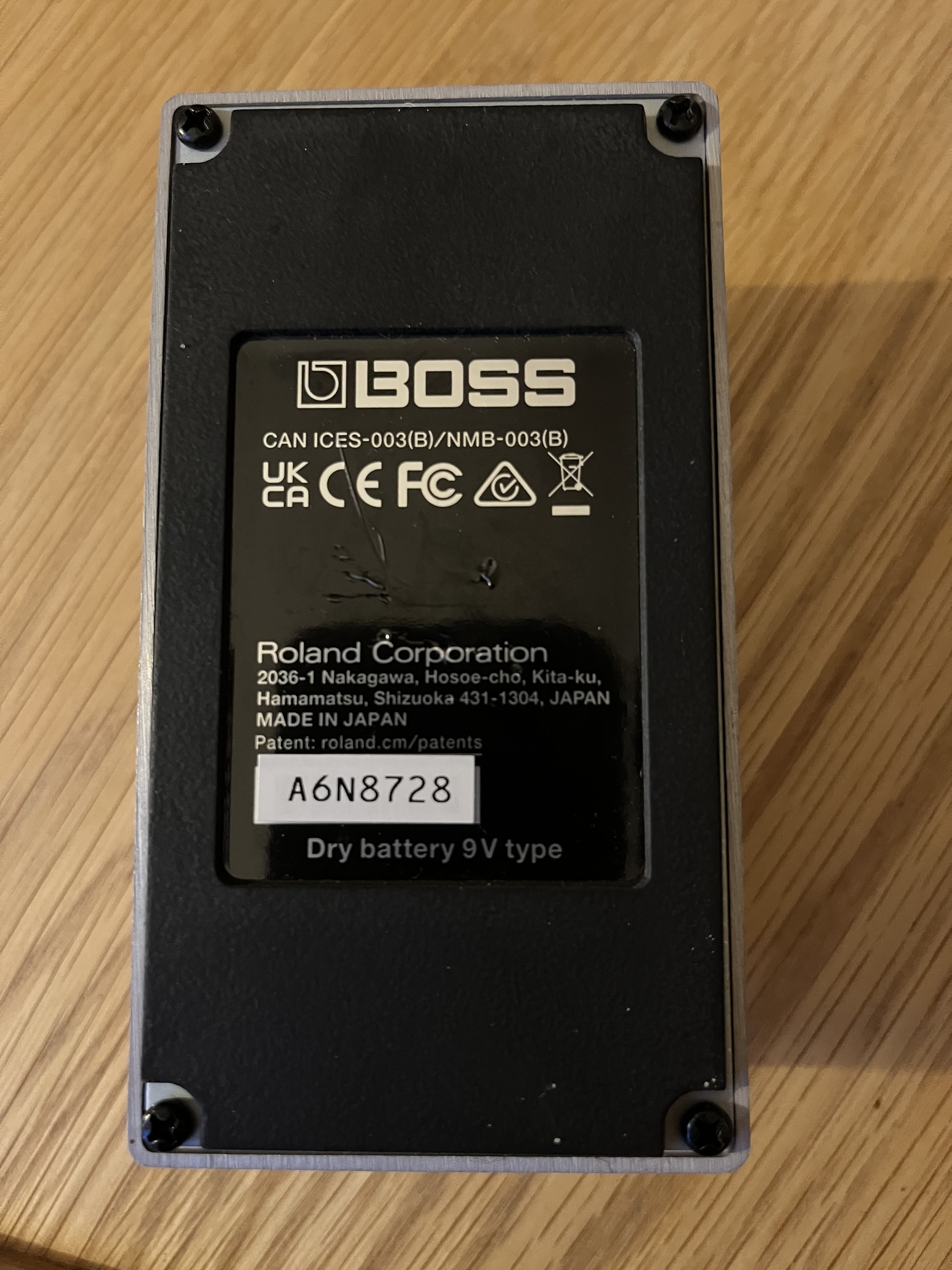 Boss DC-2W Dimension C (8470)