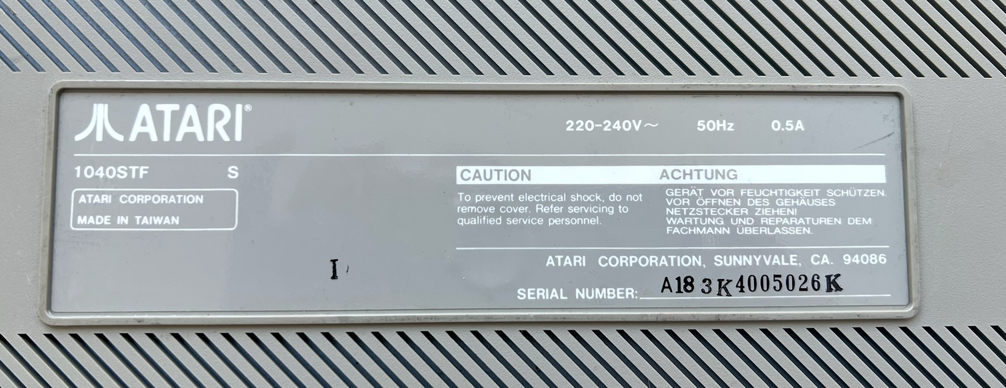 Atari 1040 STF 6