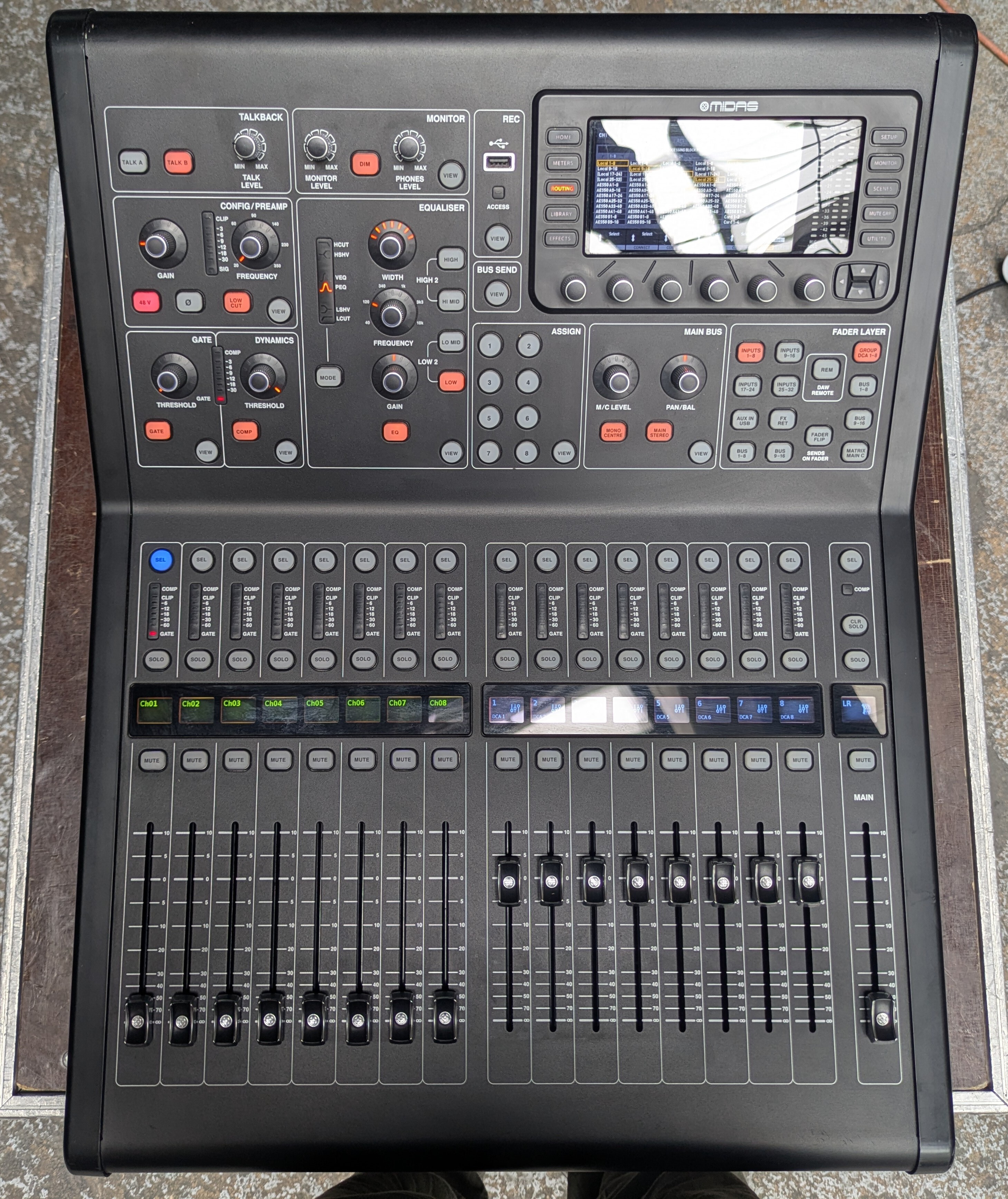 Midas M32R + flycase + Waves WSG à céder