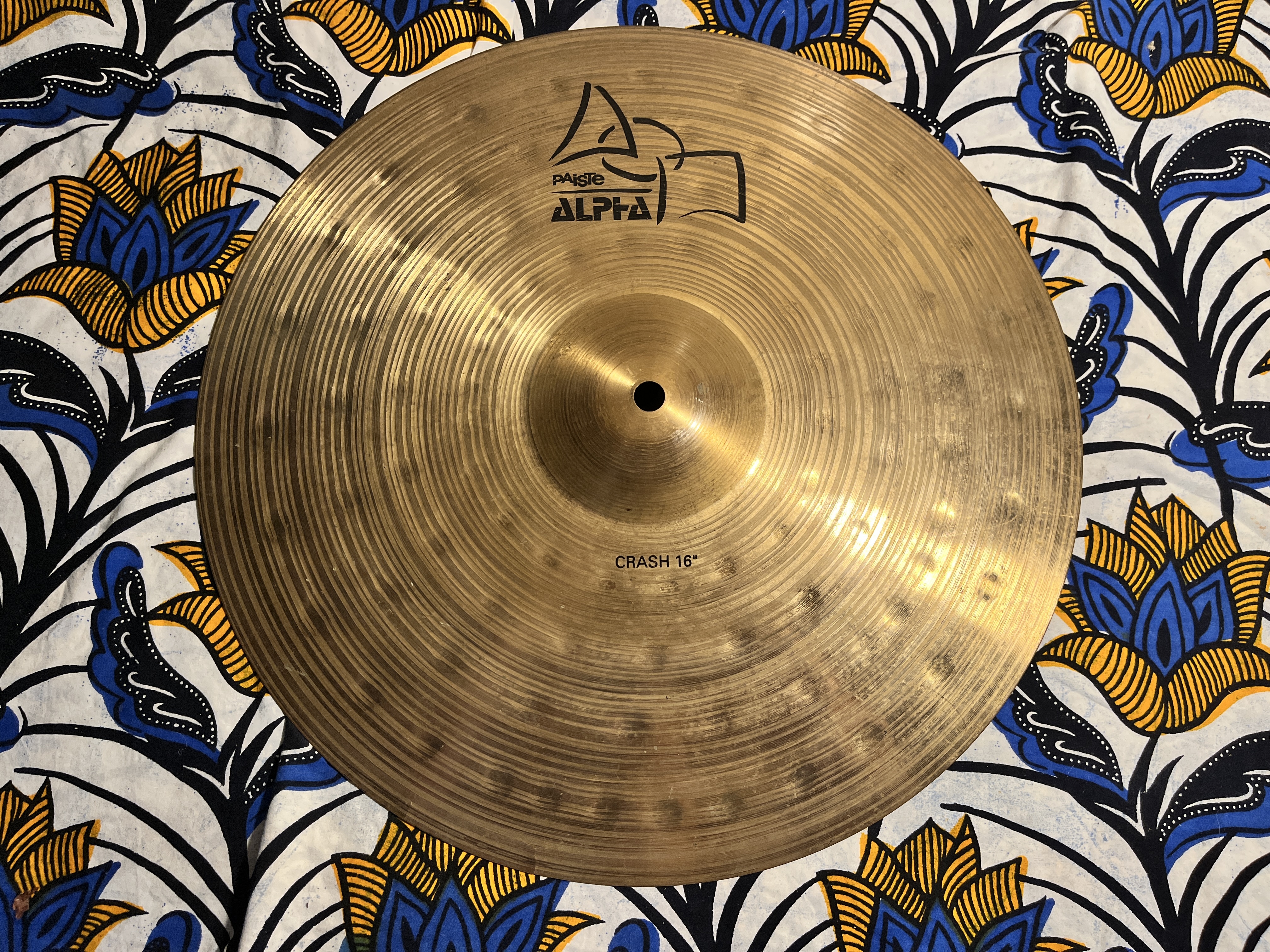 Vends crash Paiste ALPHA 16"