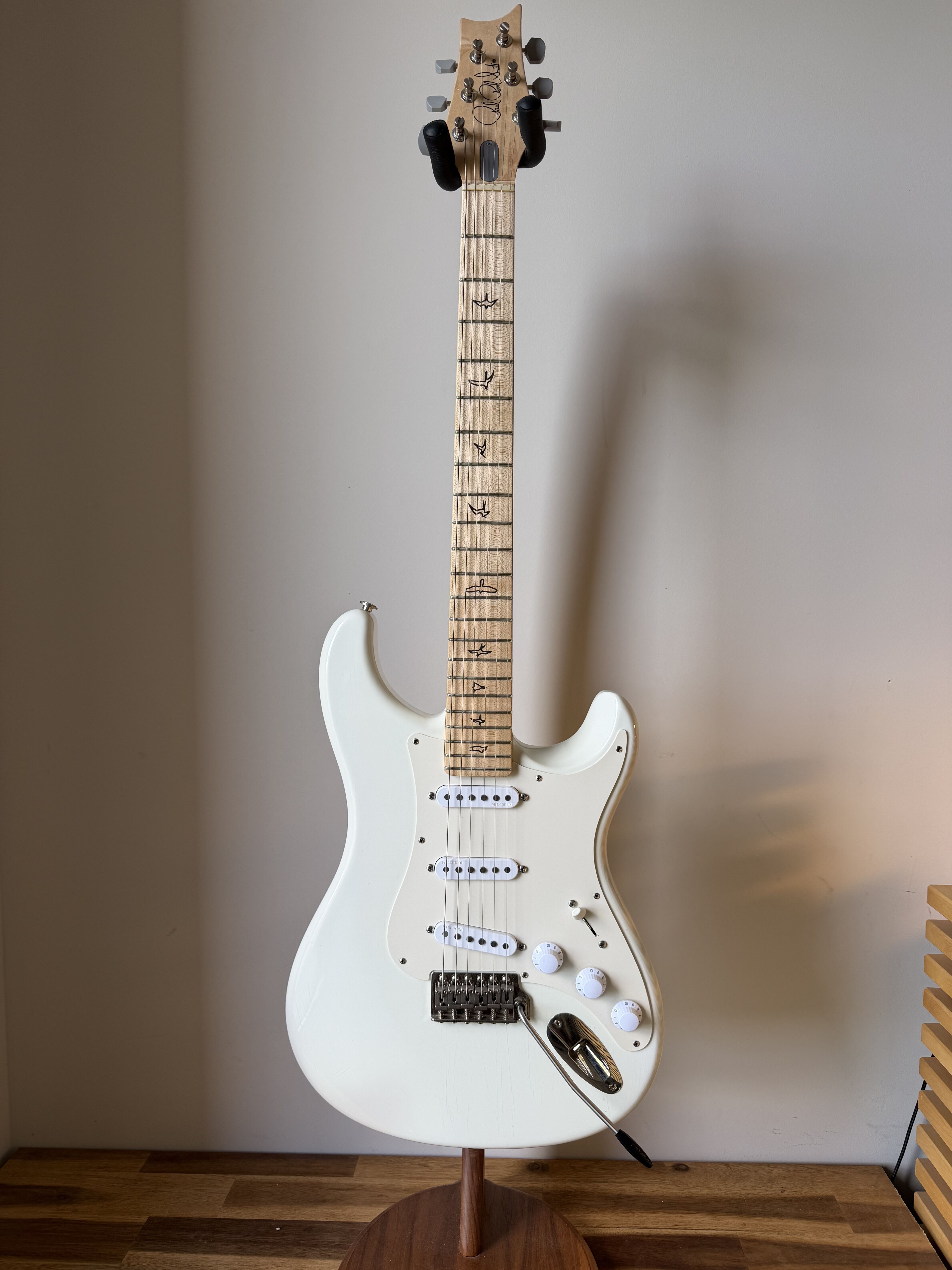 PRS Silver sky John Mayer US white frost avec blender