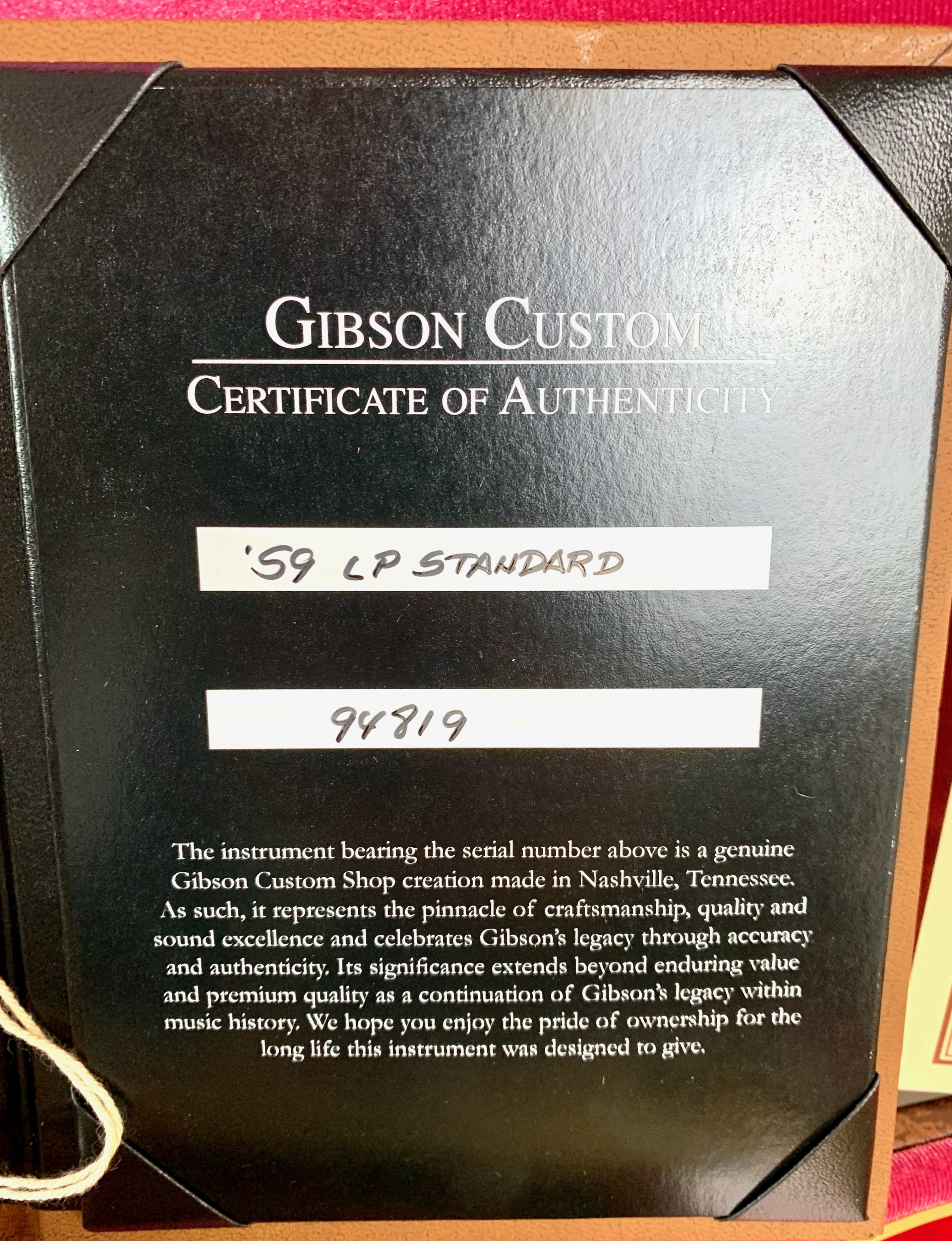 Gibson 1959 Les Paul Reissue (58857)