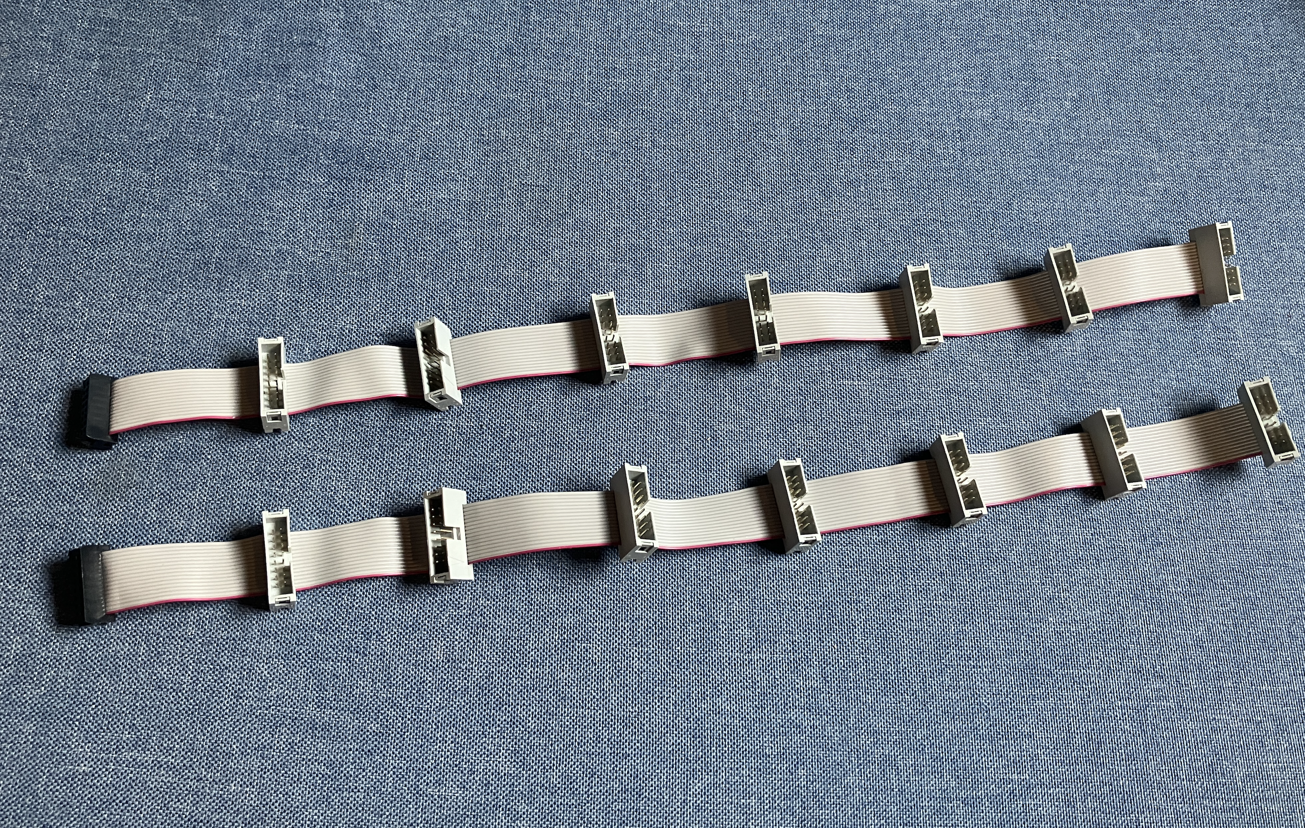 Eurorack: carte de bus volante d'alimentation 2x7 emplacements