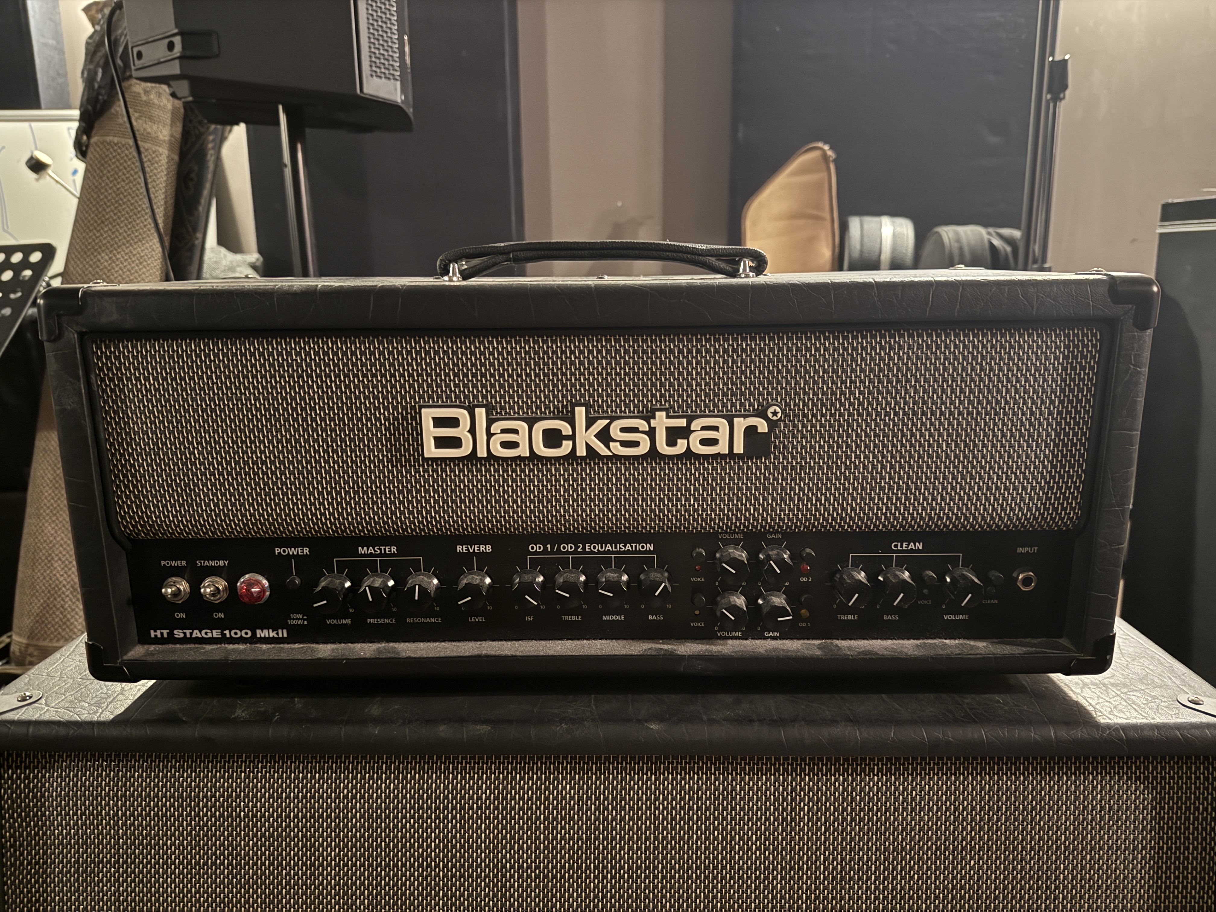 Demi-stack Blackstar HT Stage 100 MKII + HT V412 MKII-A — état casi-neuf