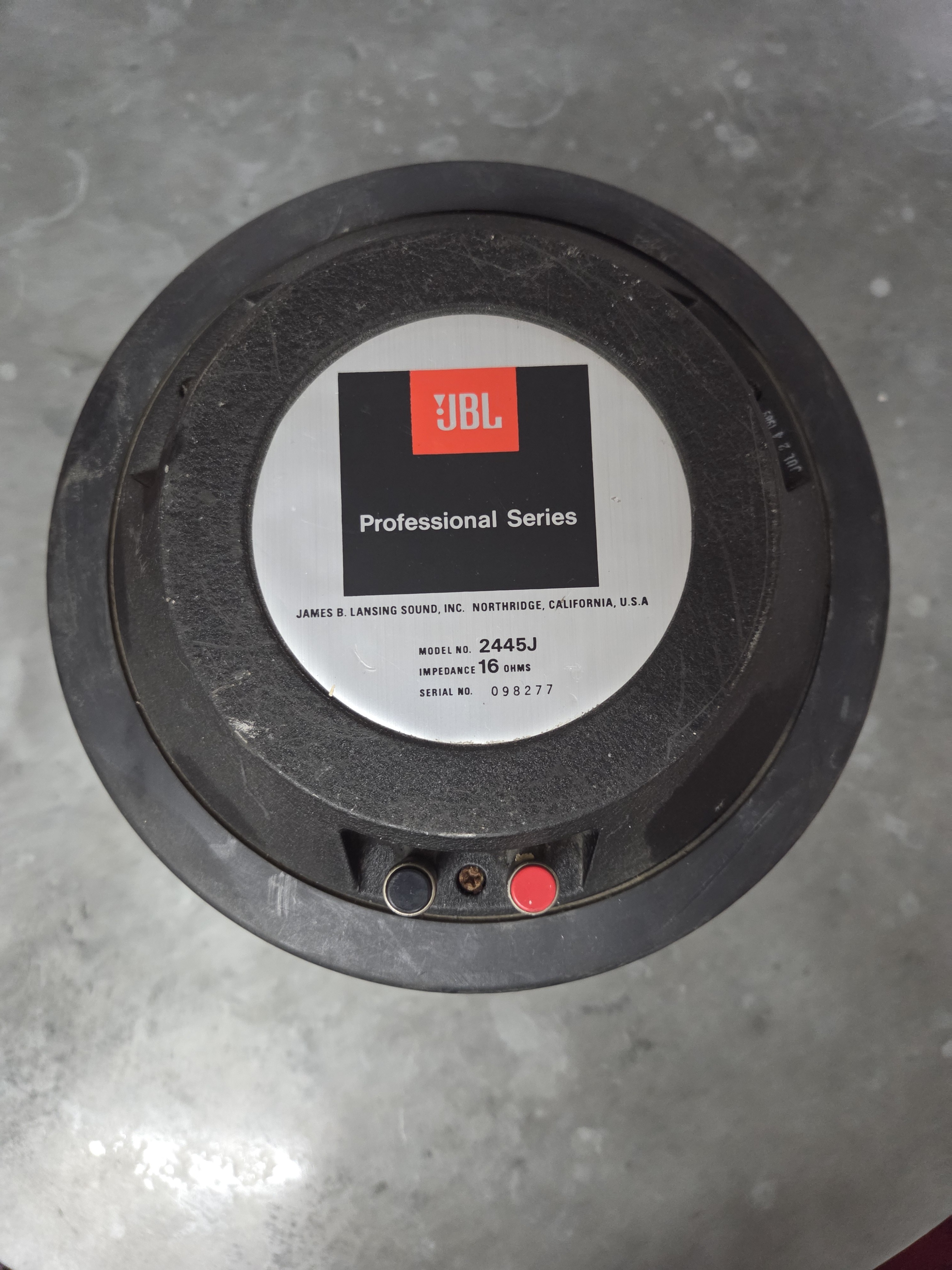3 Compressions JBL 2445J + horn 2380A