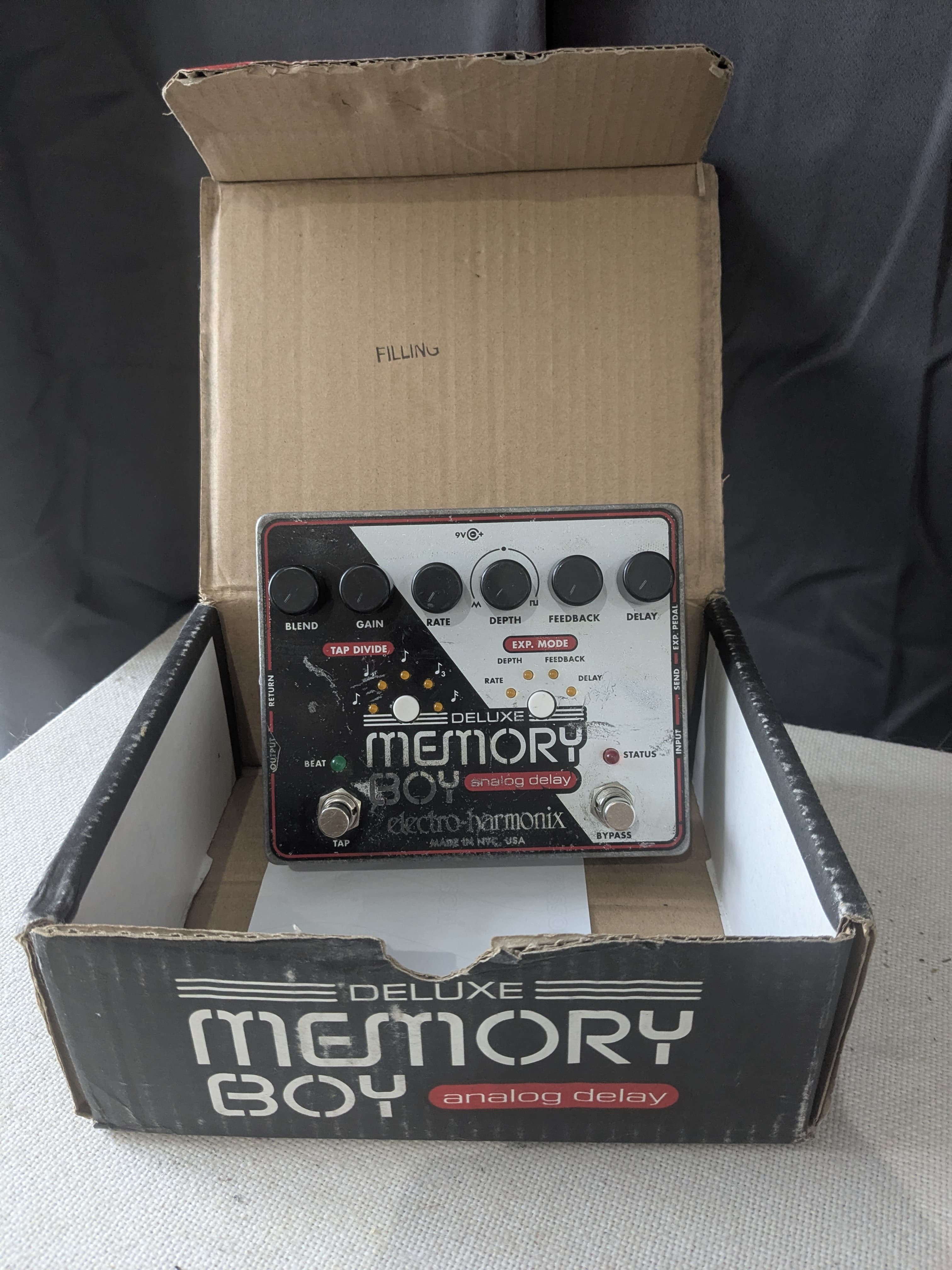 EHX - Deluxe Memory Boy - delay 100% analogique BBD 