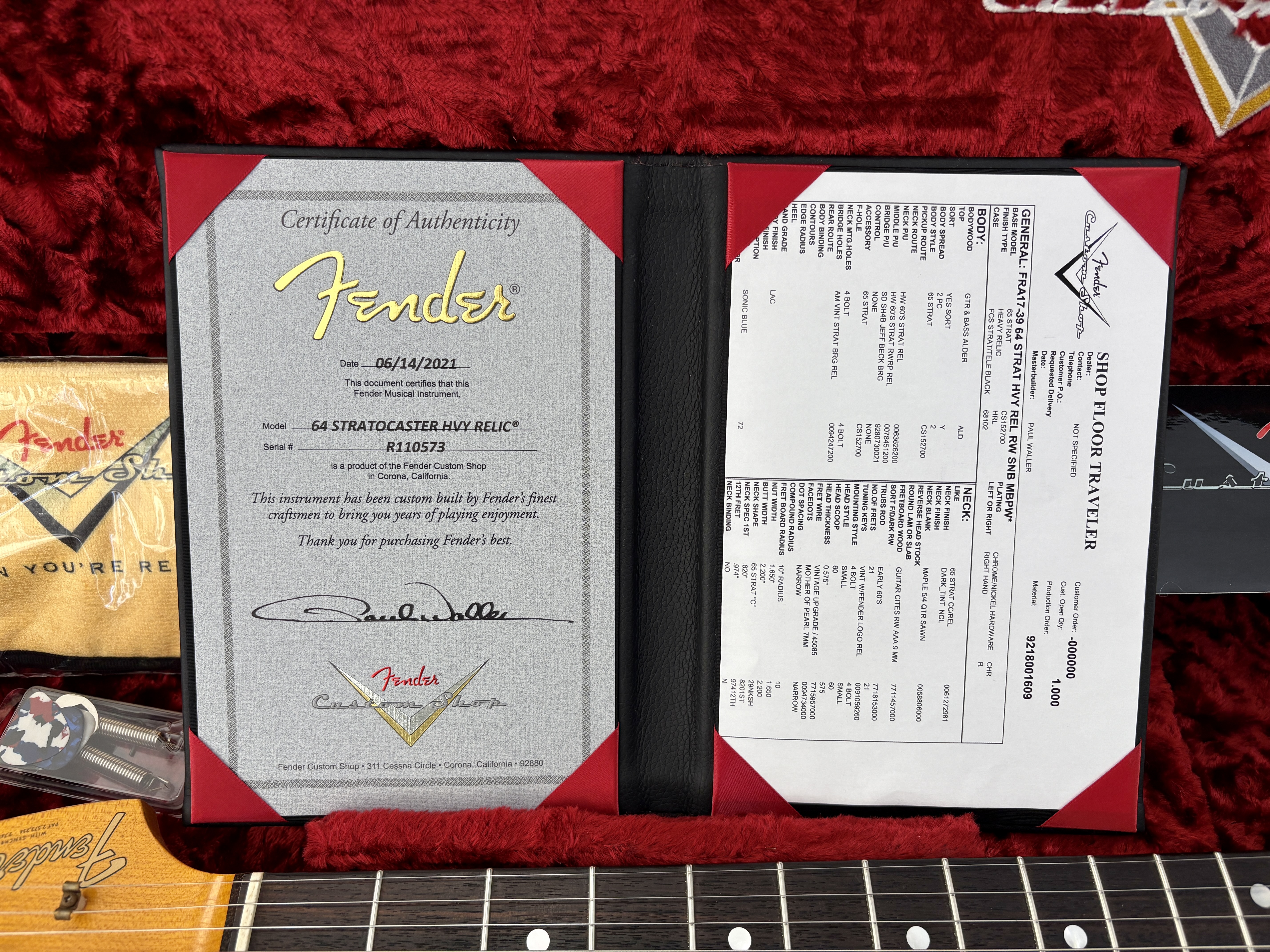 Fender Custom Shop Master Design '64 Relic Stratocaster Greg Fessler (85675)
