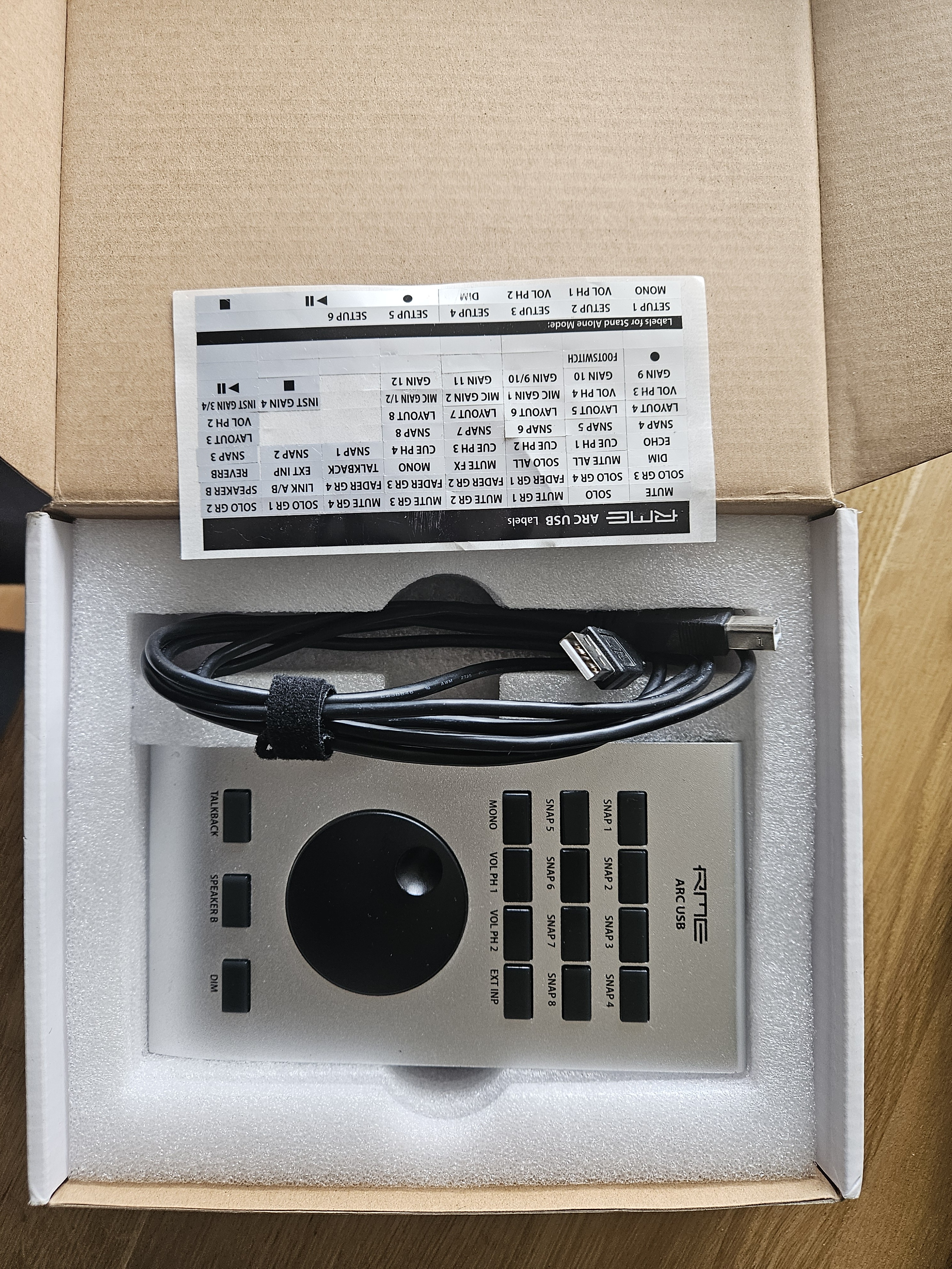 Télécommande RME ARC USB 