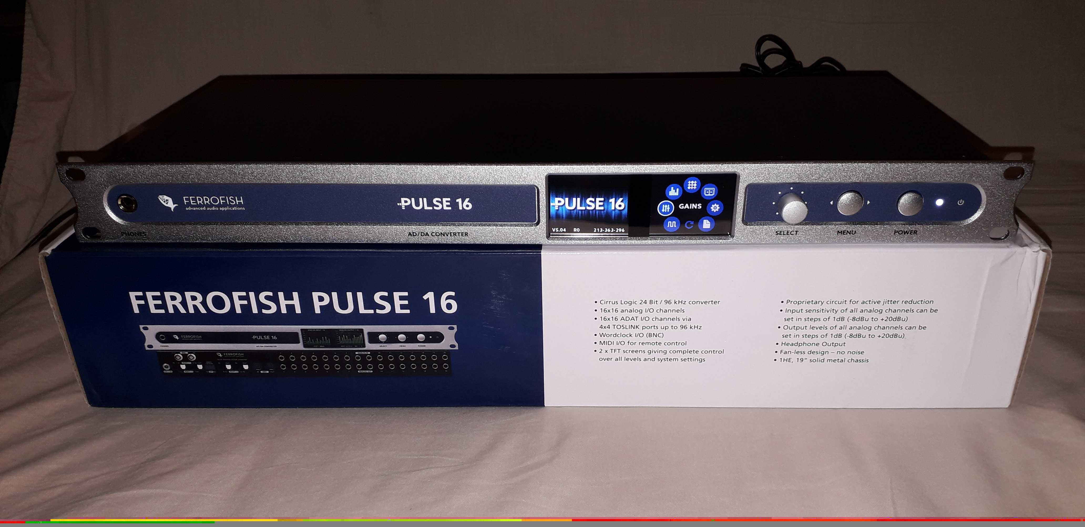 Ferrofish Pulse 16+RME Gigiface USB 