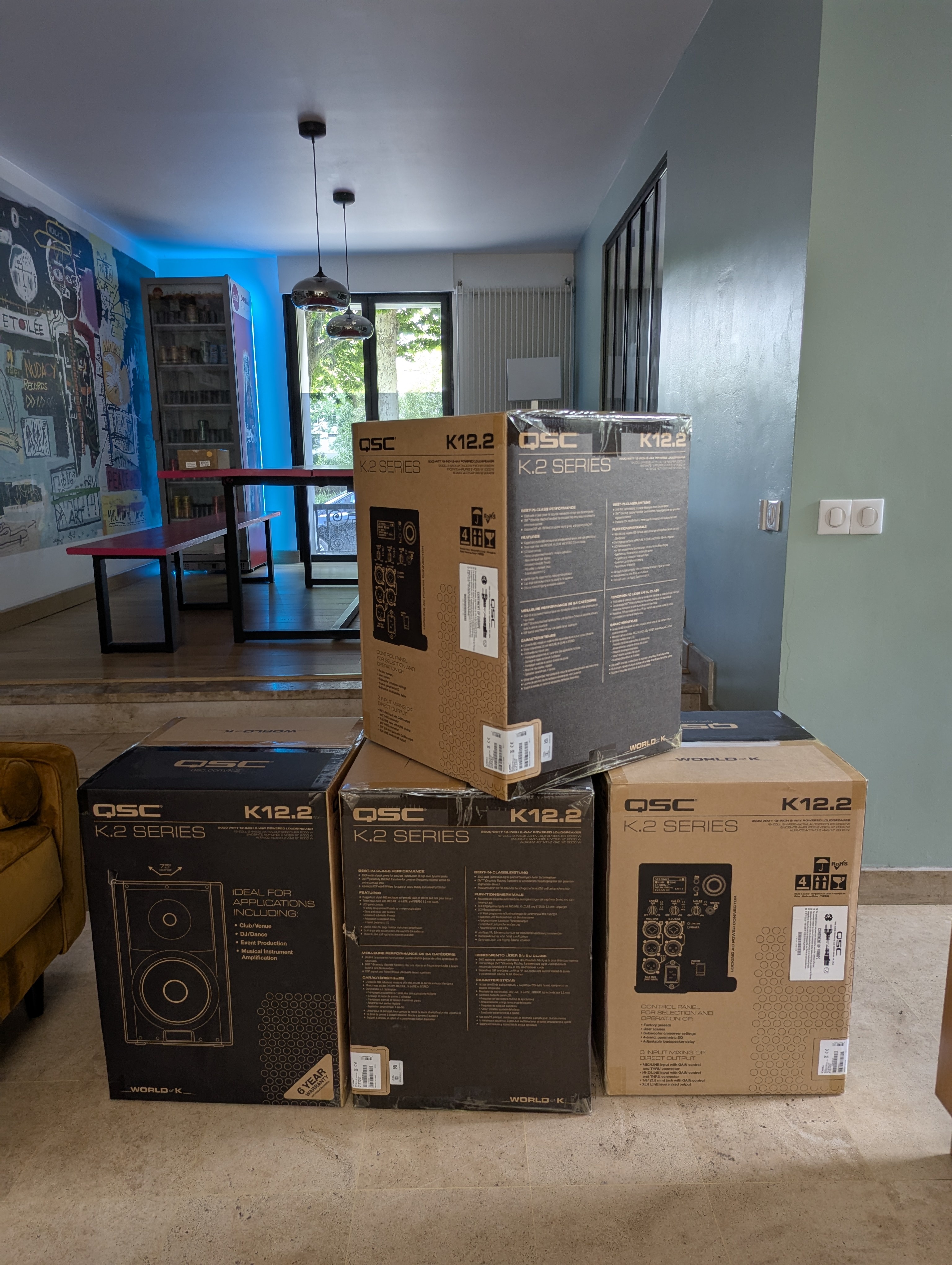 Vends 4x QSC K12.2 récents