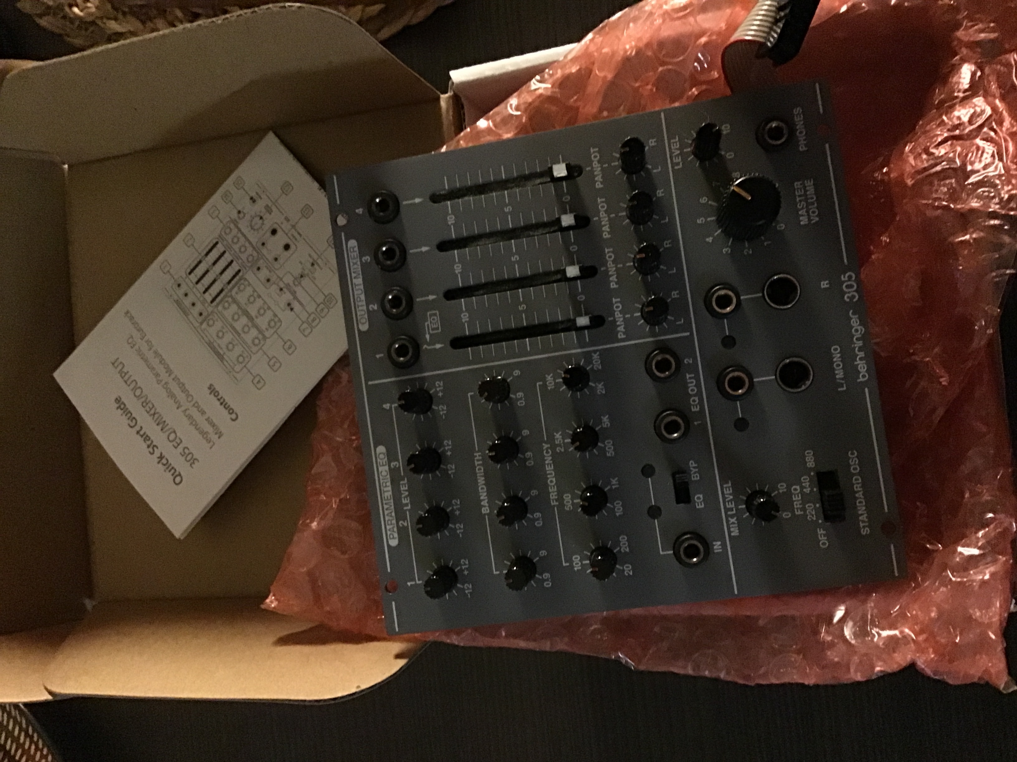 Vends module Eurorack 305 Eq mixer output