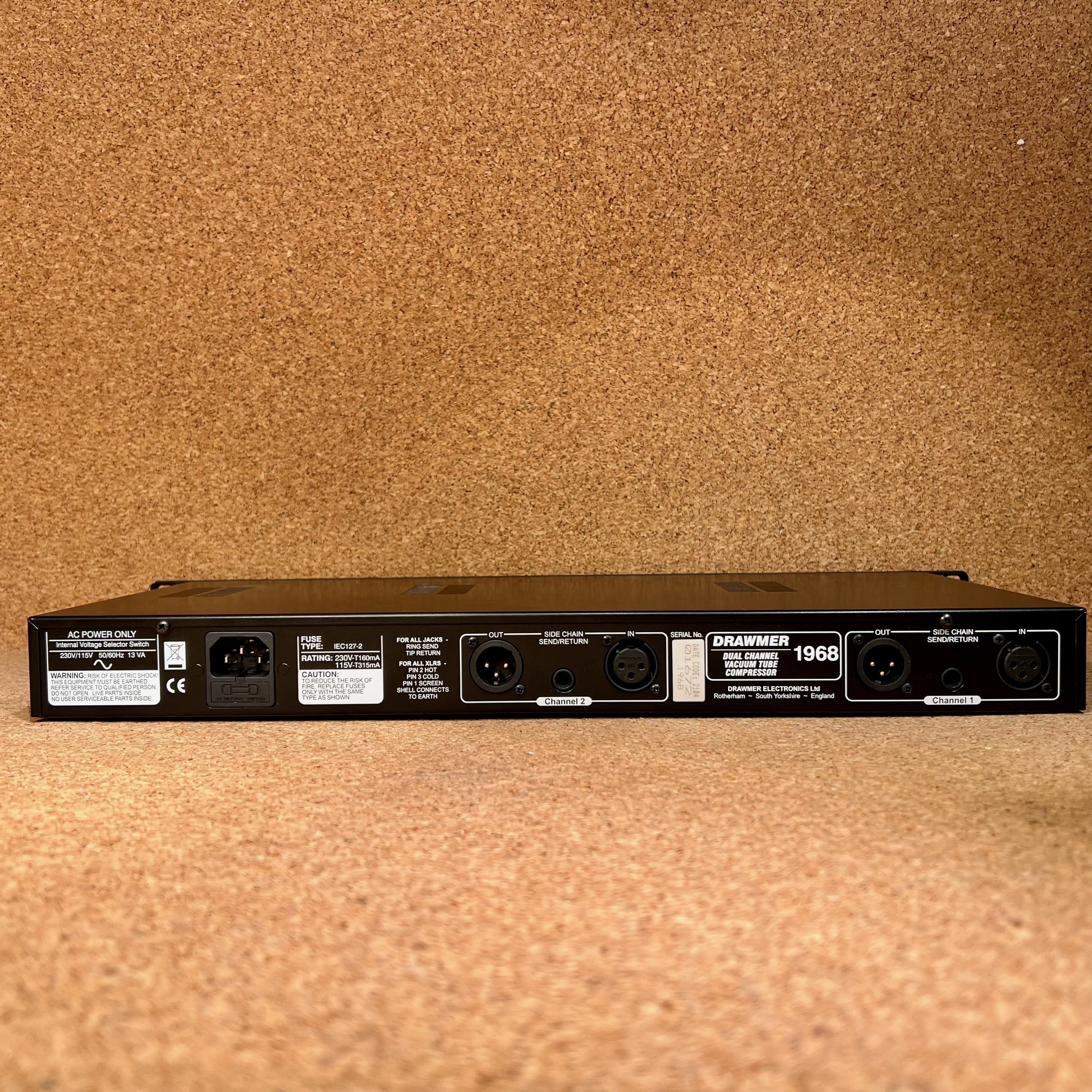 Drawmer 1968 MkII Dual Channel Tube Compressor (79670)