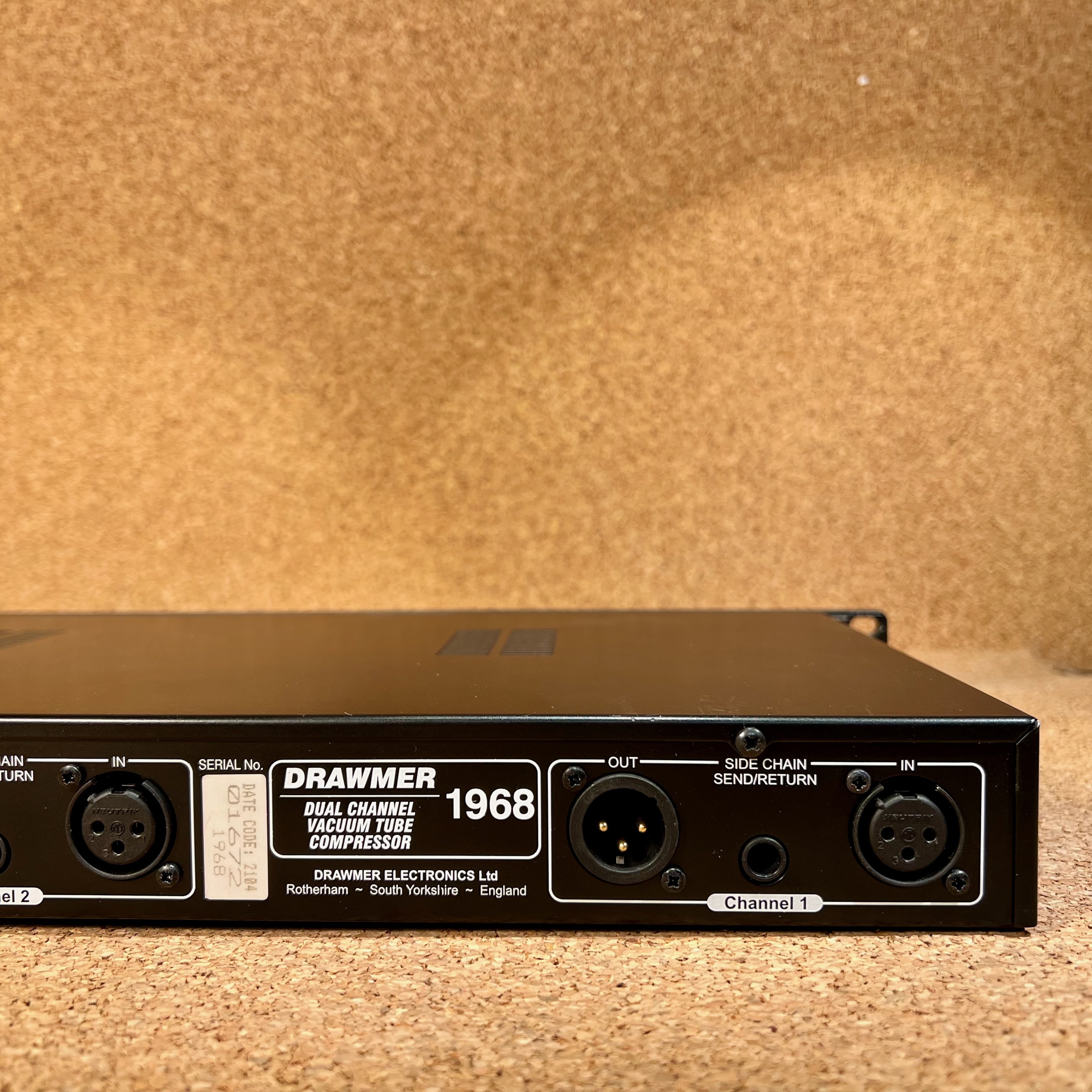 Drawmer 1968 MkII Dual Channel Tube Compressor (71658)