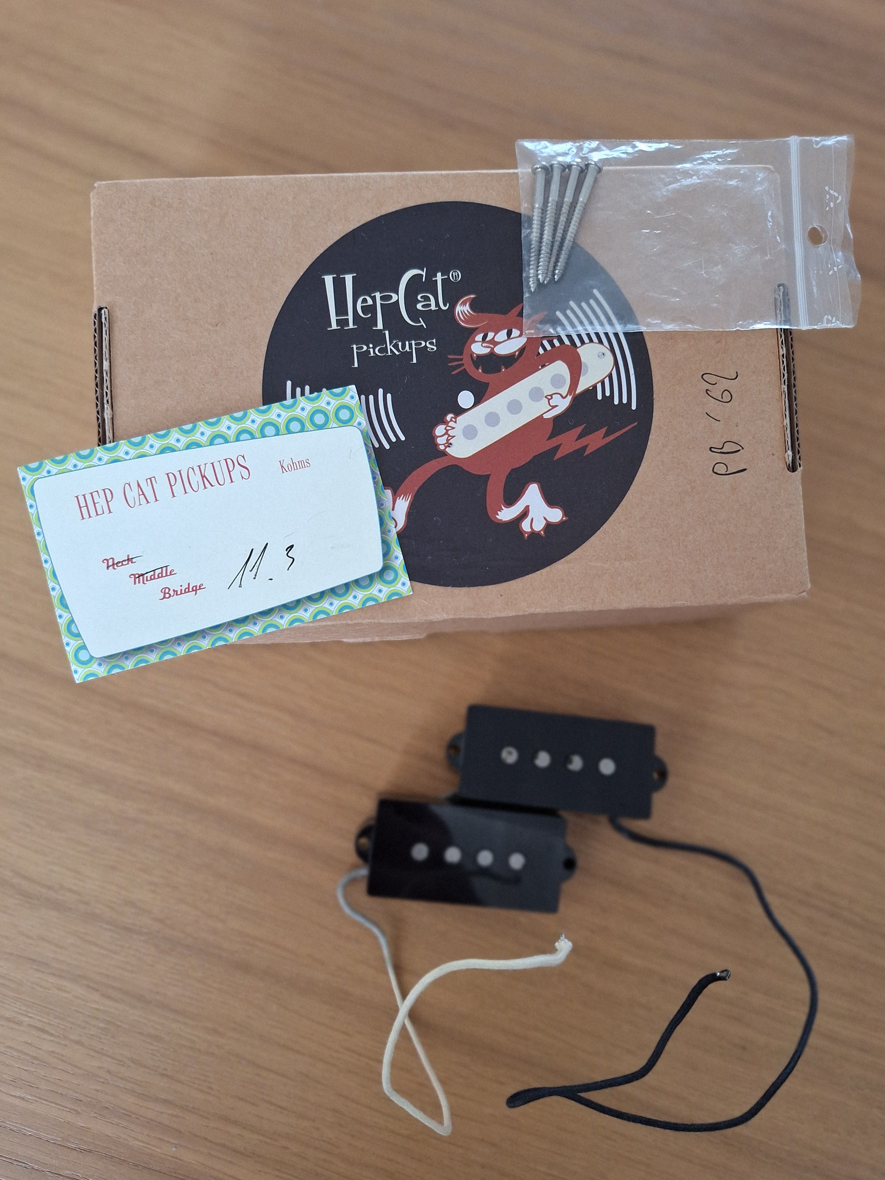 Hepcat Pickups Precision Bass '62