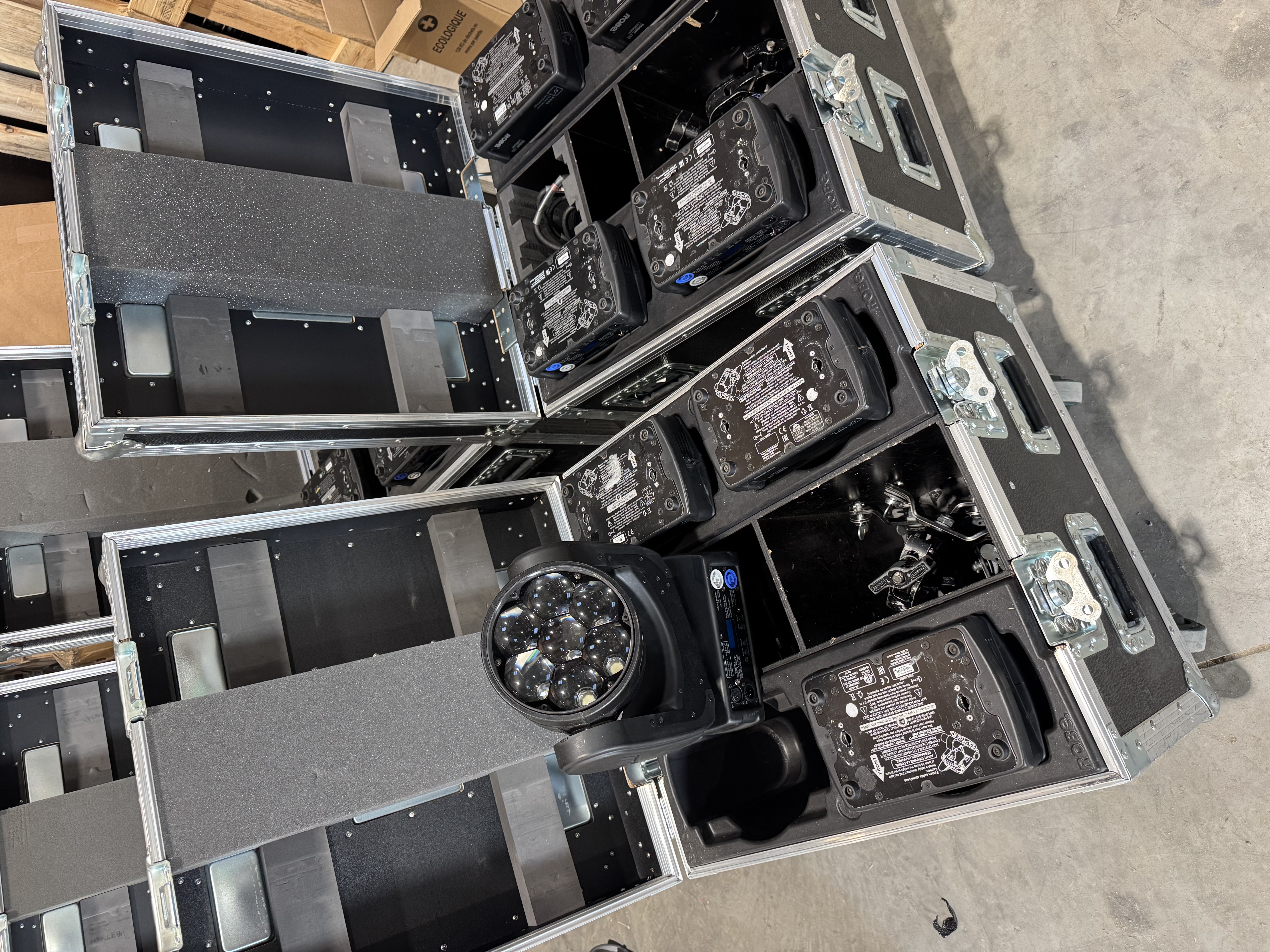Ledbeam150 robe en flight de 4 