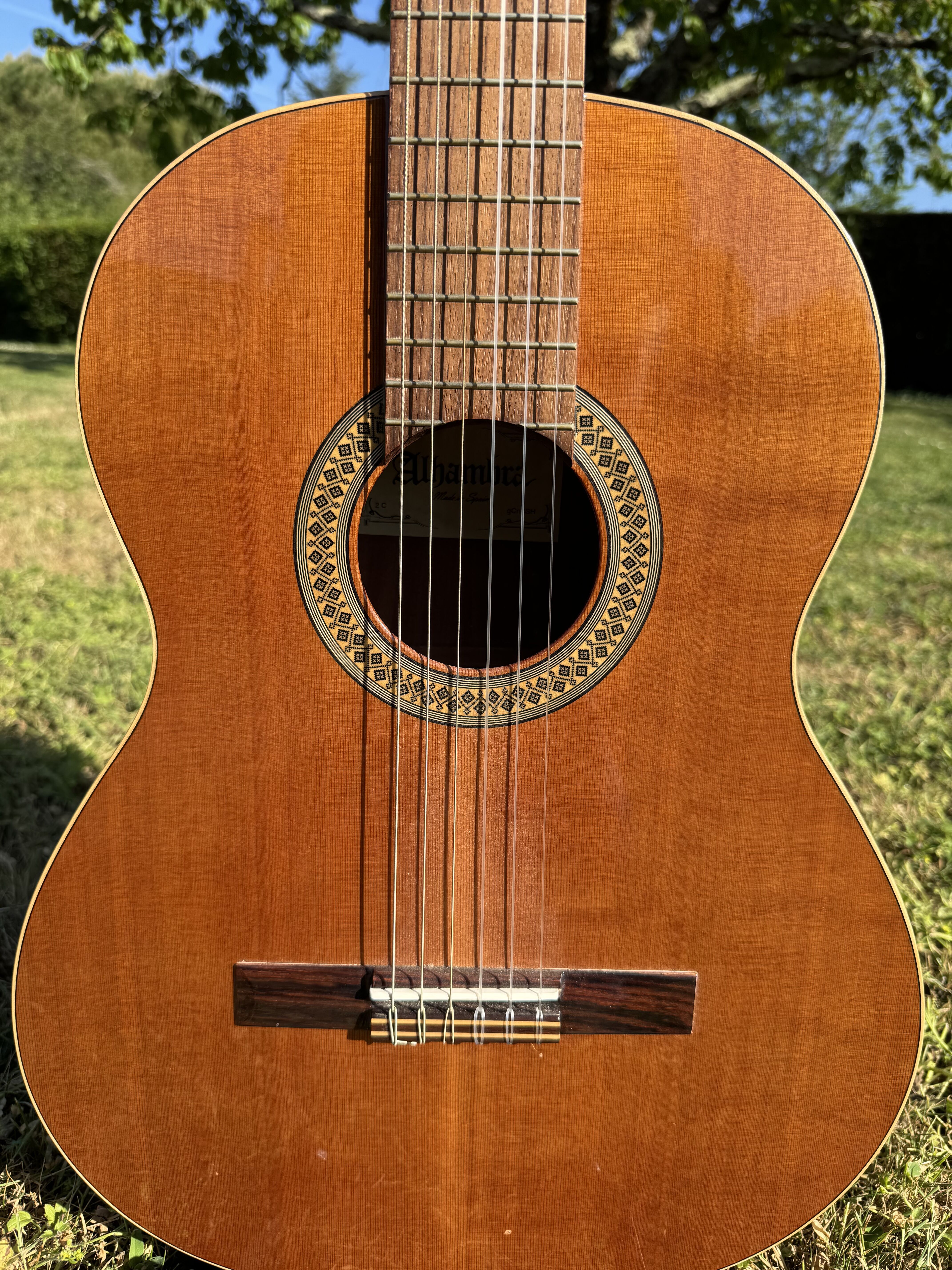 Guitare classique Alhambra 2C + étui rigide TRIC – excellent état