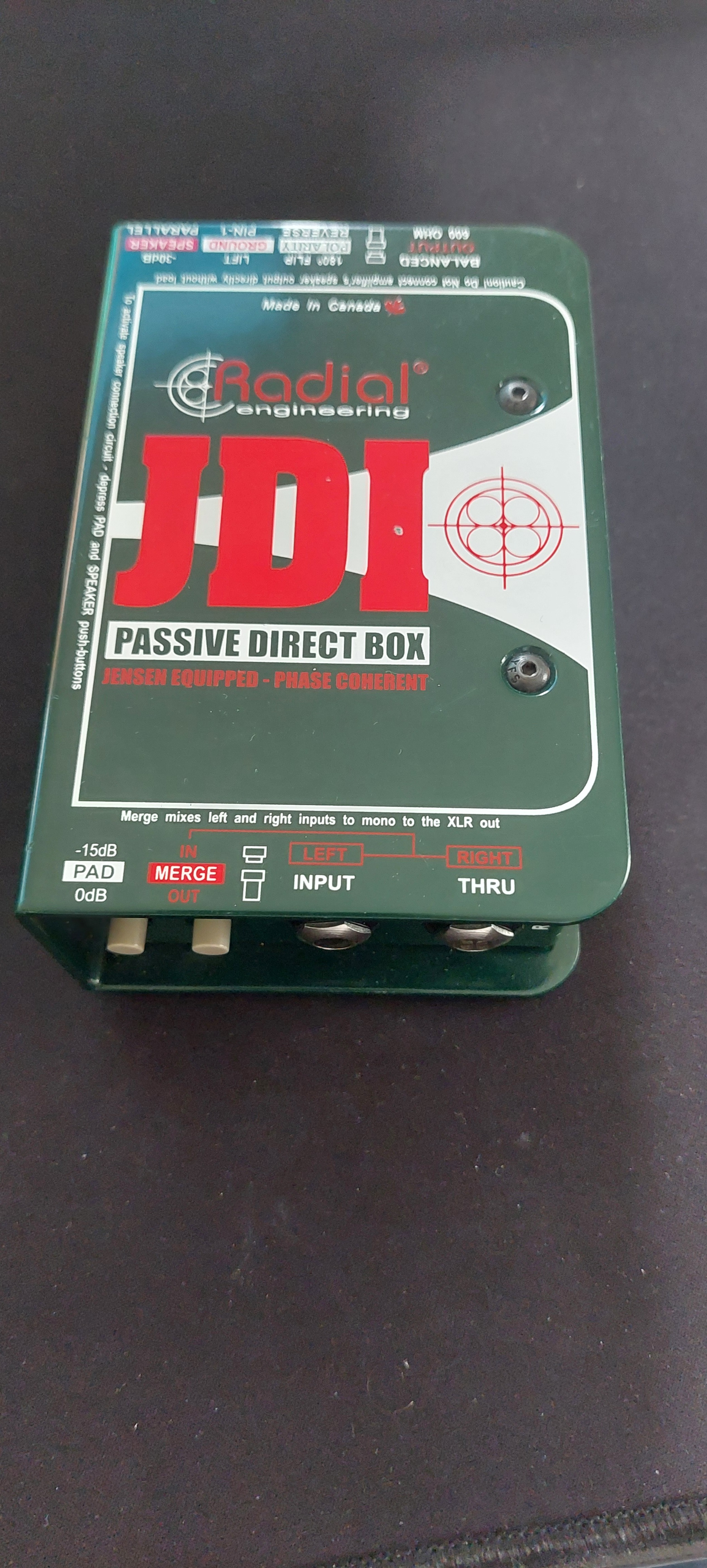 DI Radial JDI – Excellent état – Boîte d’origine
