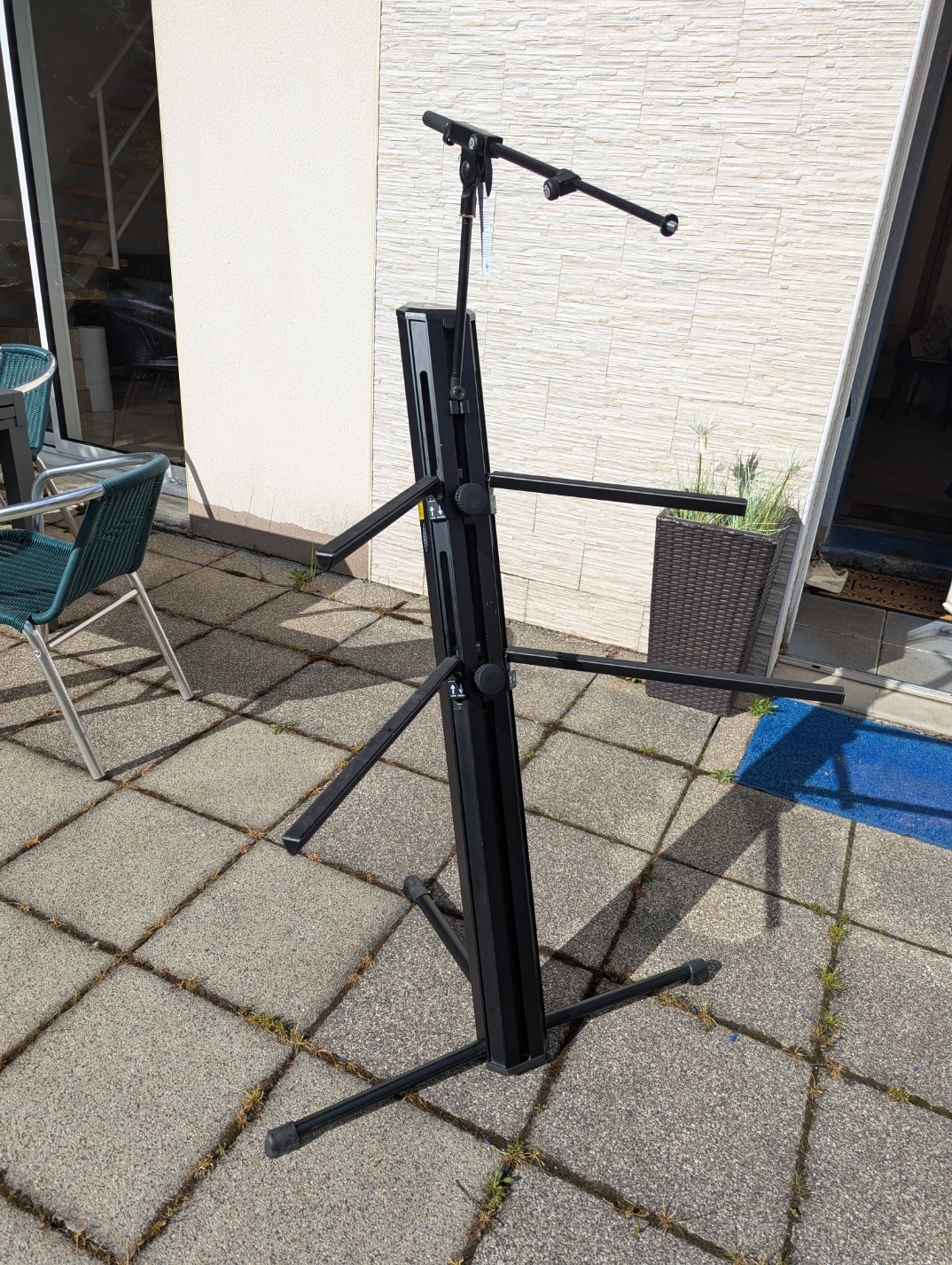 Vds stand double clavier + perche micro
