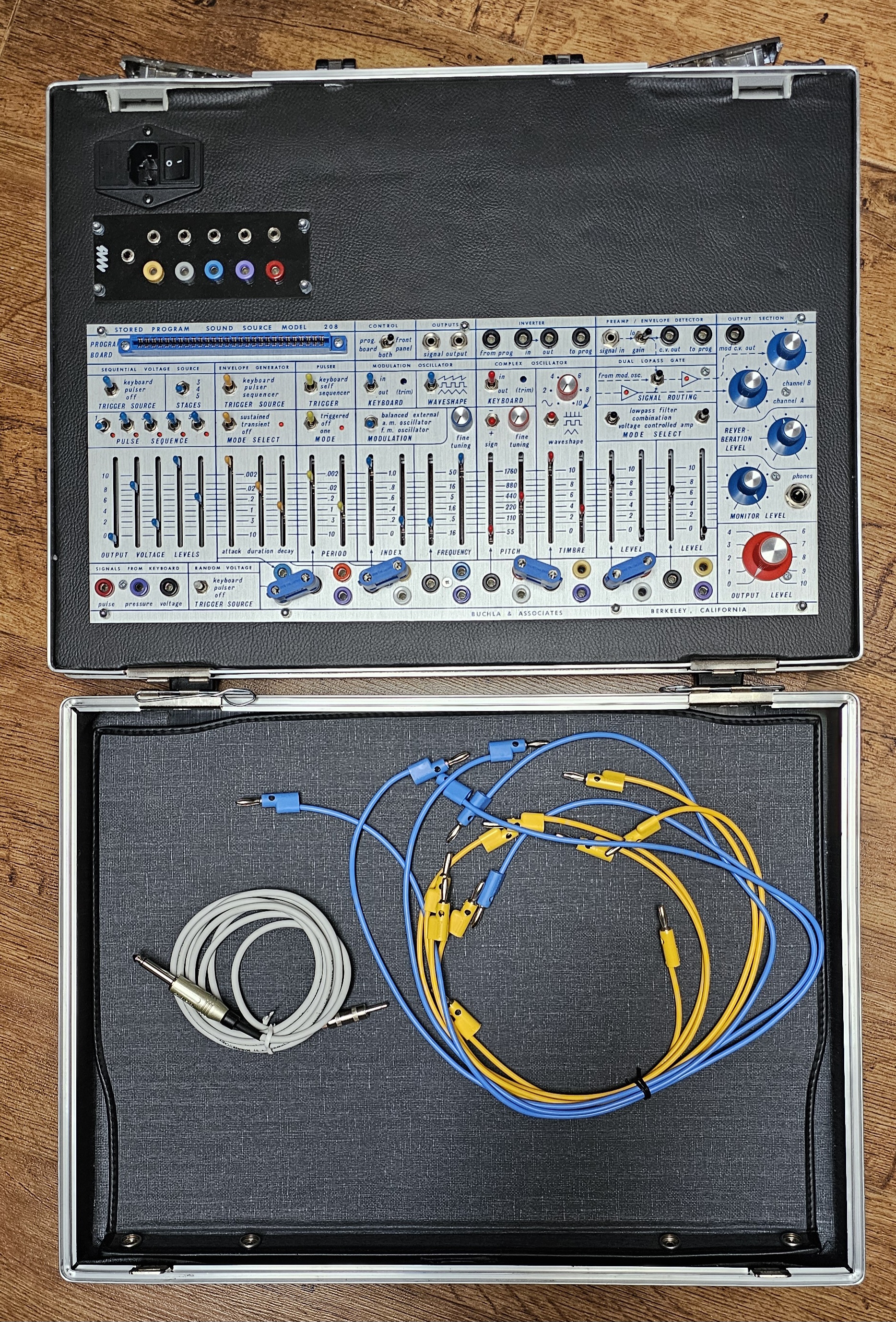 Buchla Easel 208r  Clone by Roman Filippov in a Delsey Suitcase