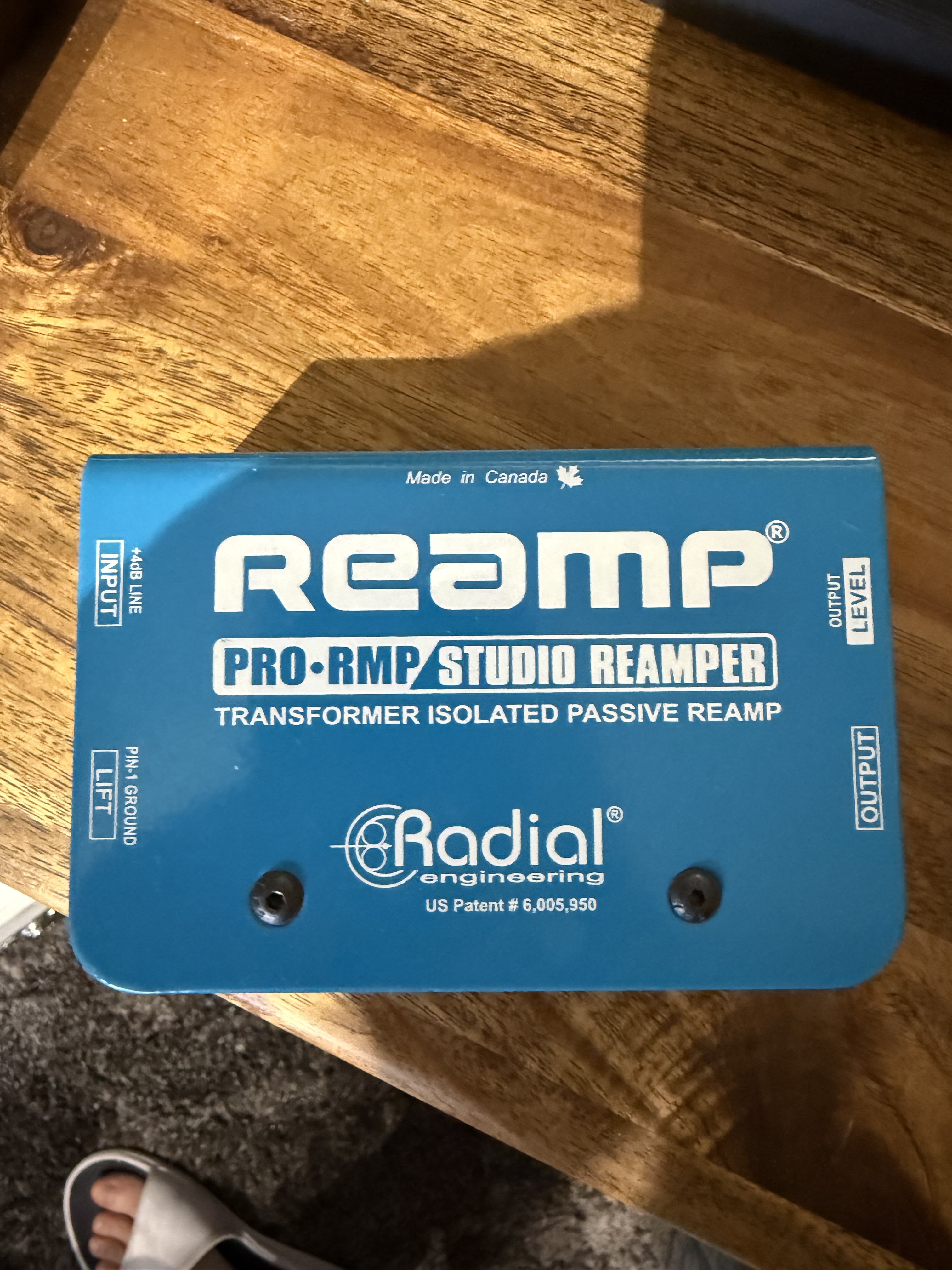 Vend réamp PRO-RMP 