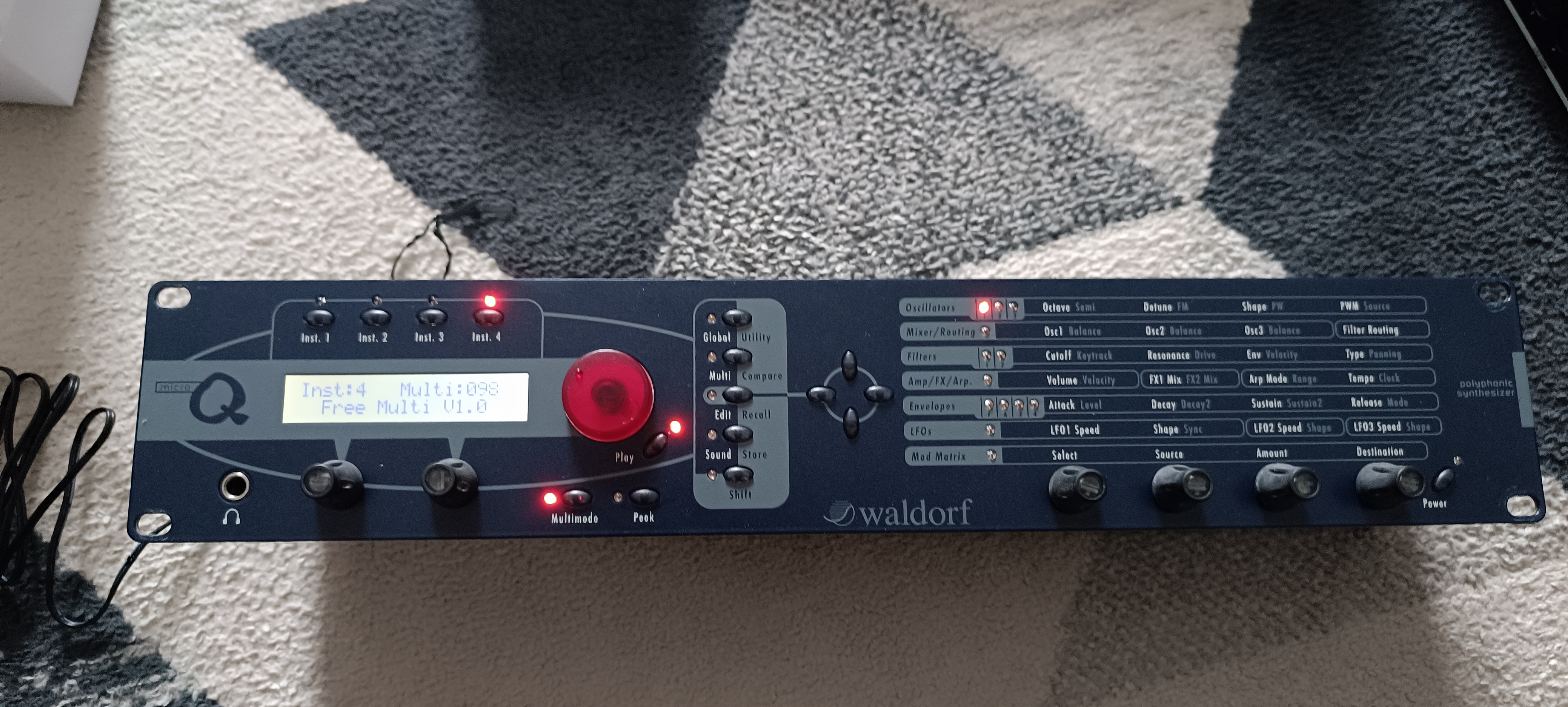 Vends waldorf microQ