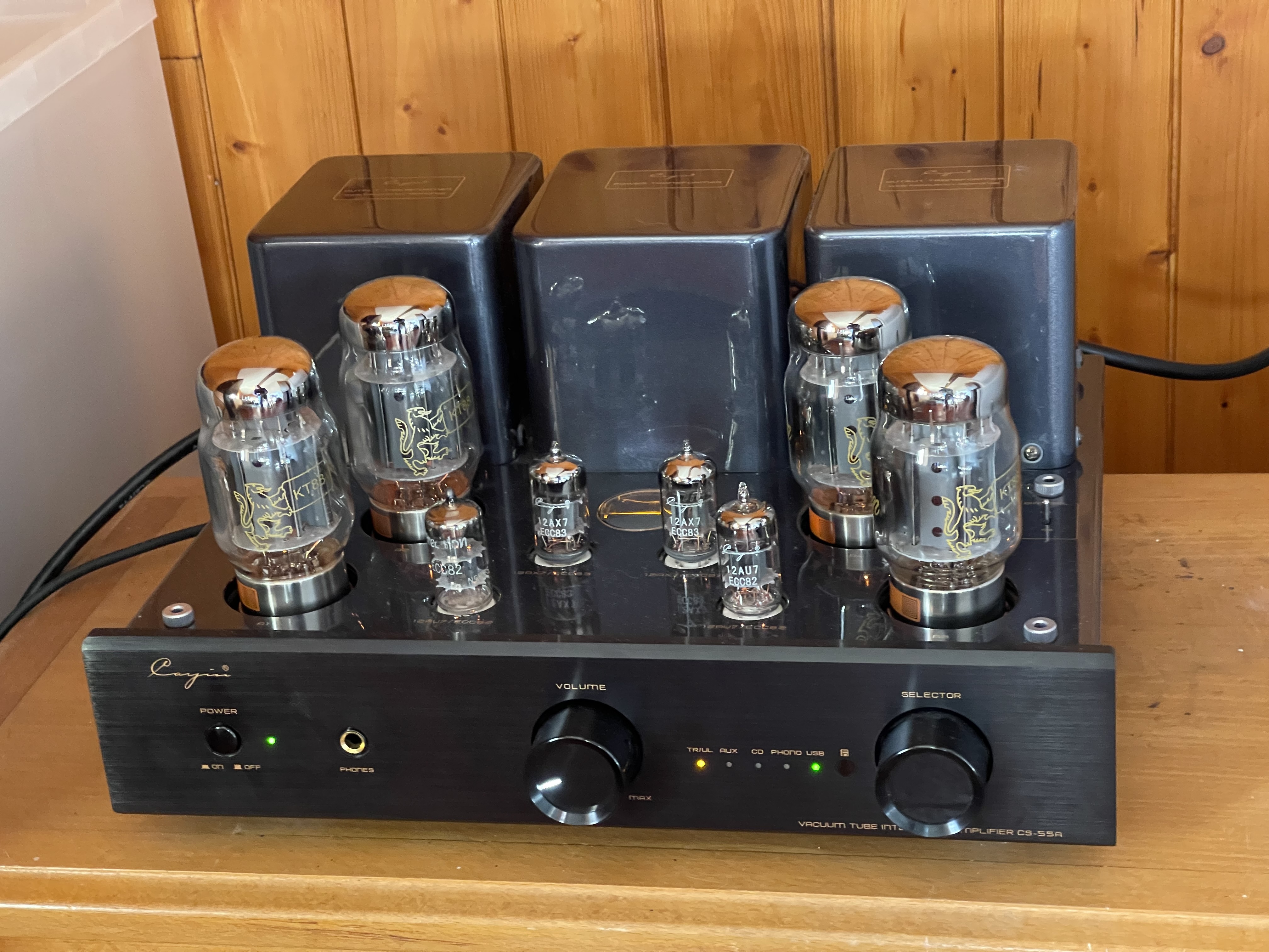 Amplificateur à lampes Cayin CS-55A upgradé