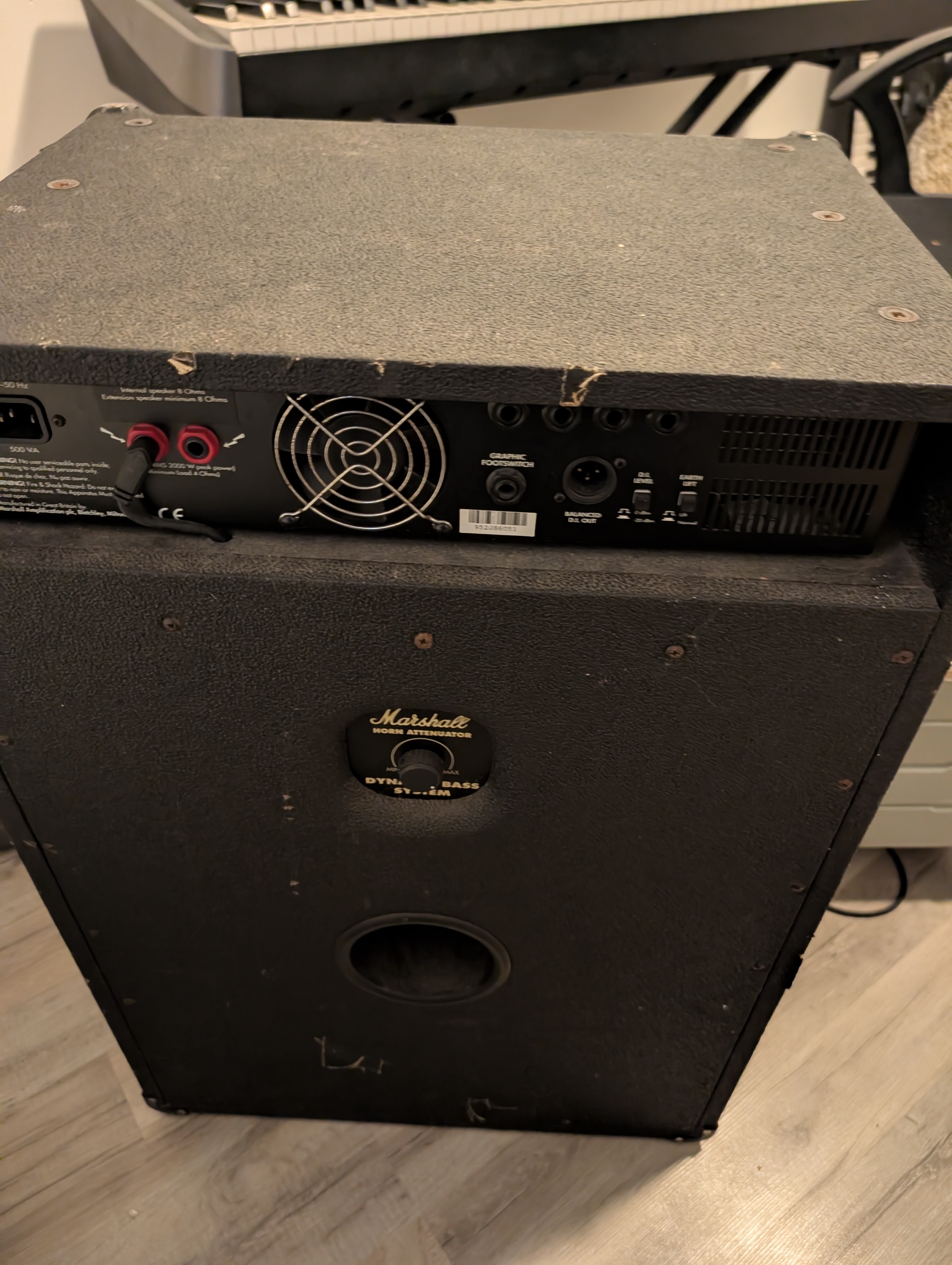 vends combo basse marshall 72115