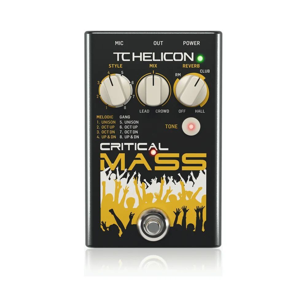 Pédale doublage voix TC-Helicon Critical Mass