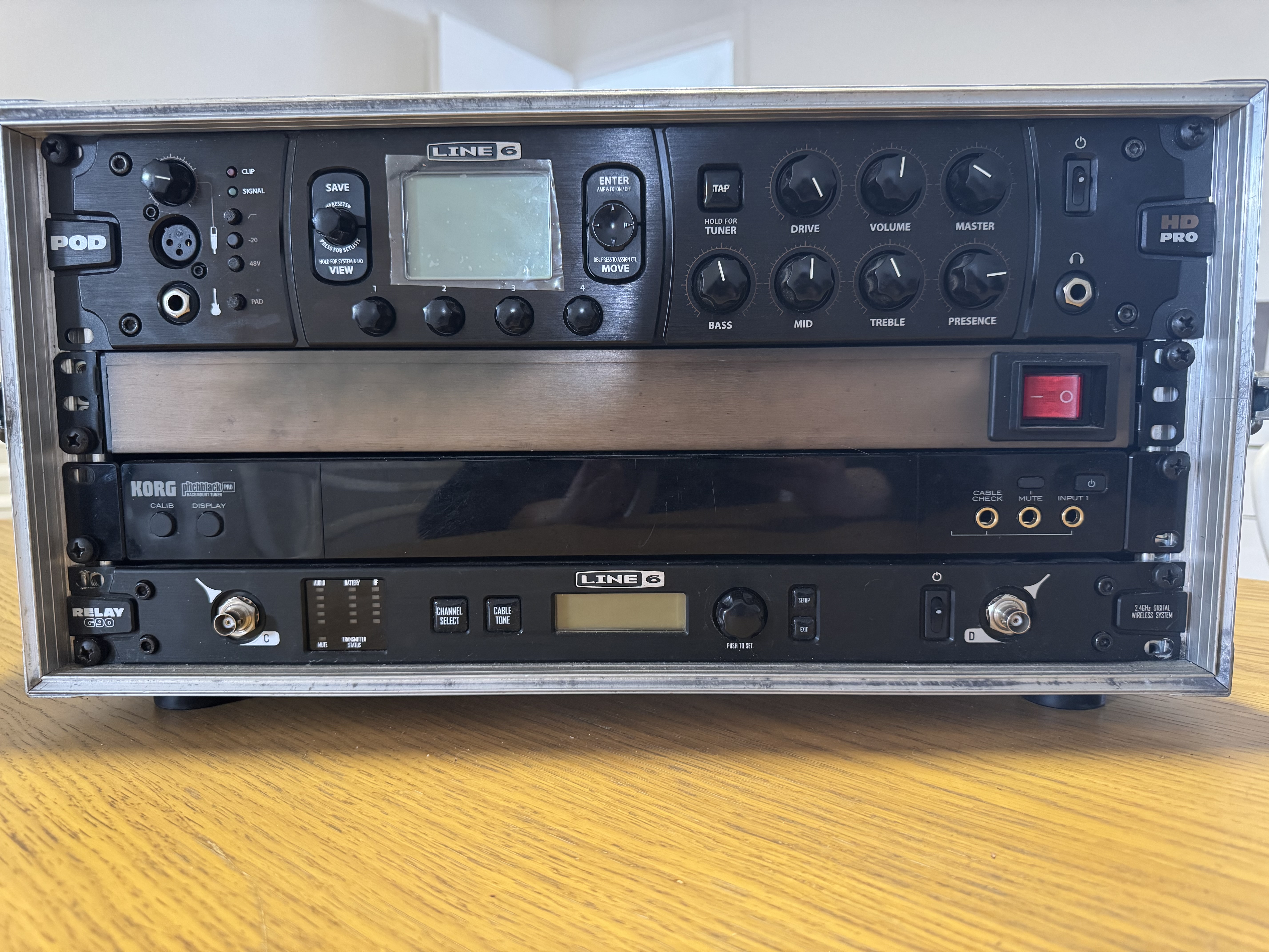 Line 6 pod hd pro + rack 