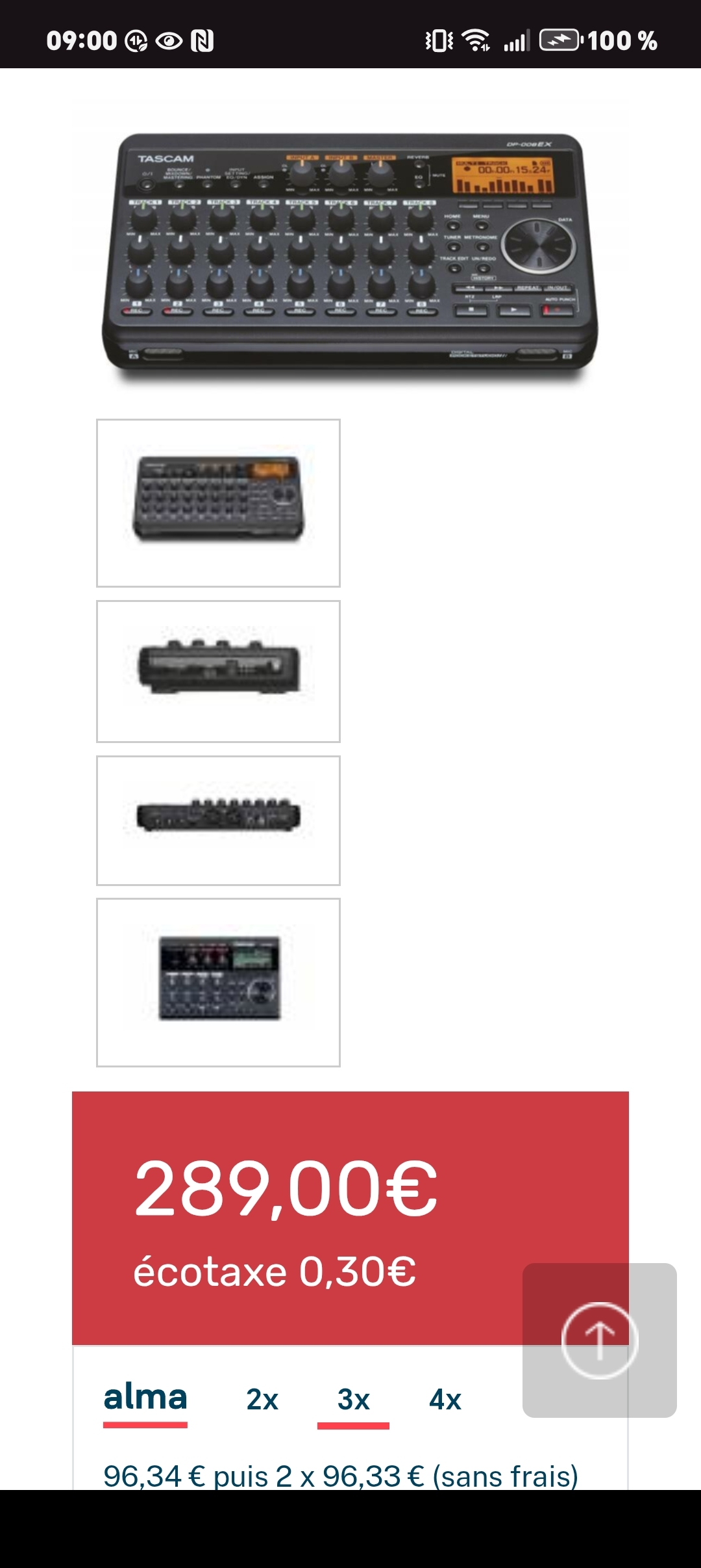 Tascam DP-008EX (4235)