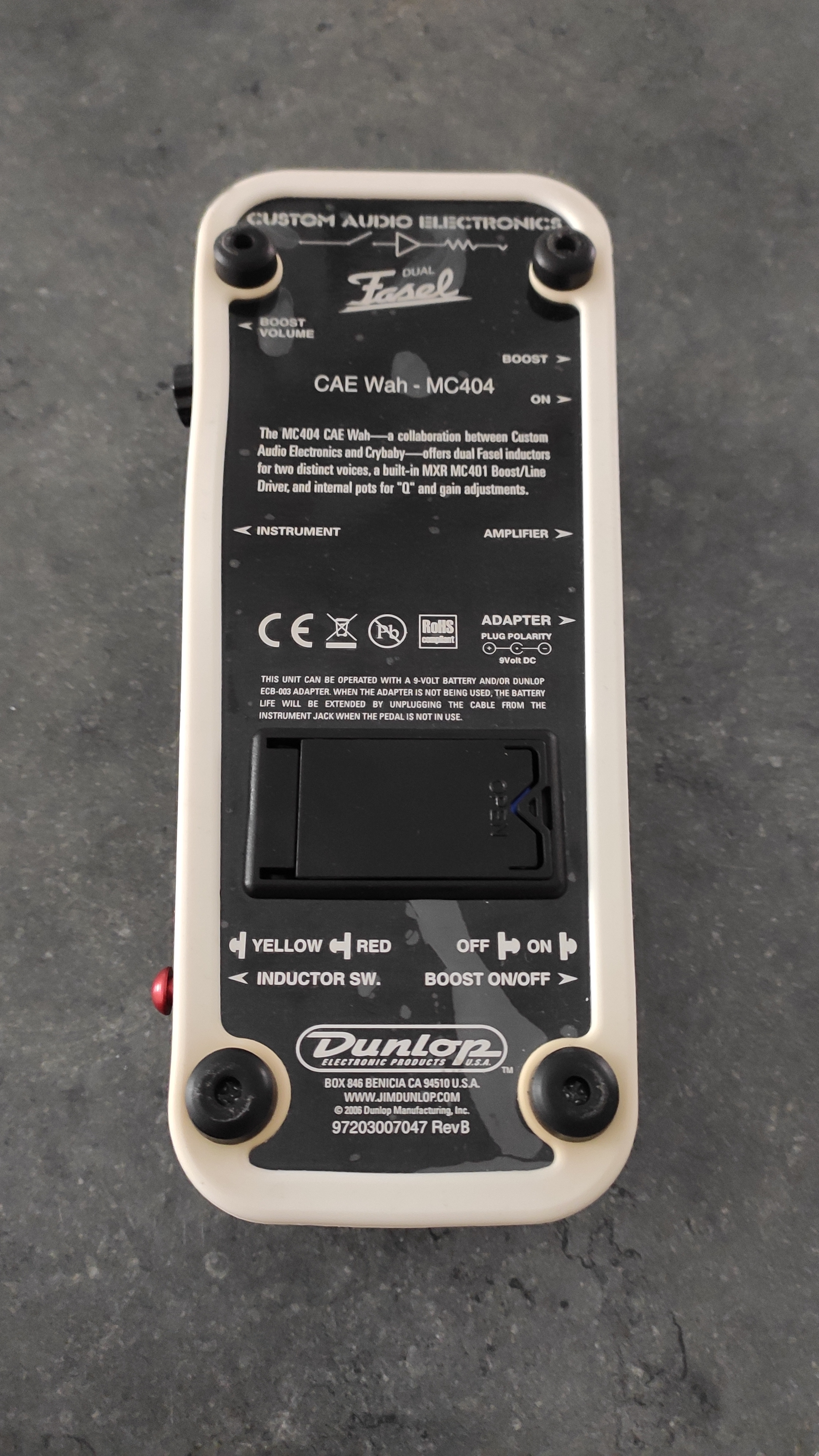 Dunlop MC404 CAE Wah (92538)