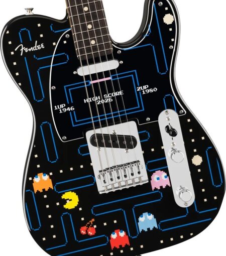 Limited Edition Fender x PAC-MAN Player II TelecasterBody Limited Edition Fender x PAC-MAN Player II TelecasterBody