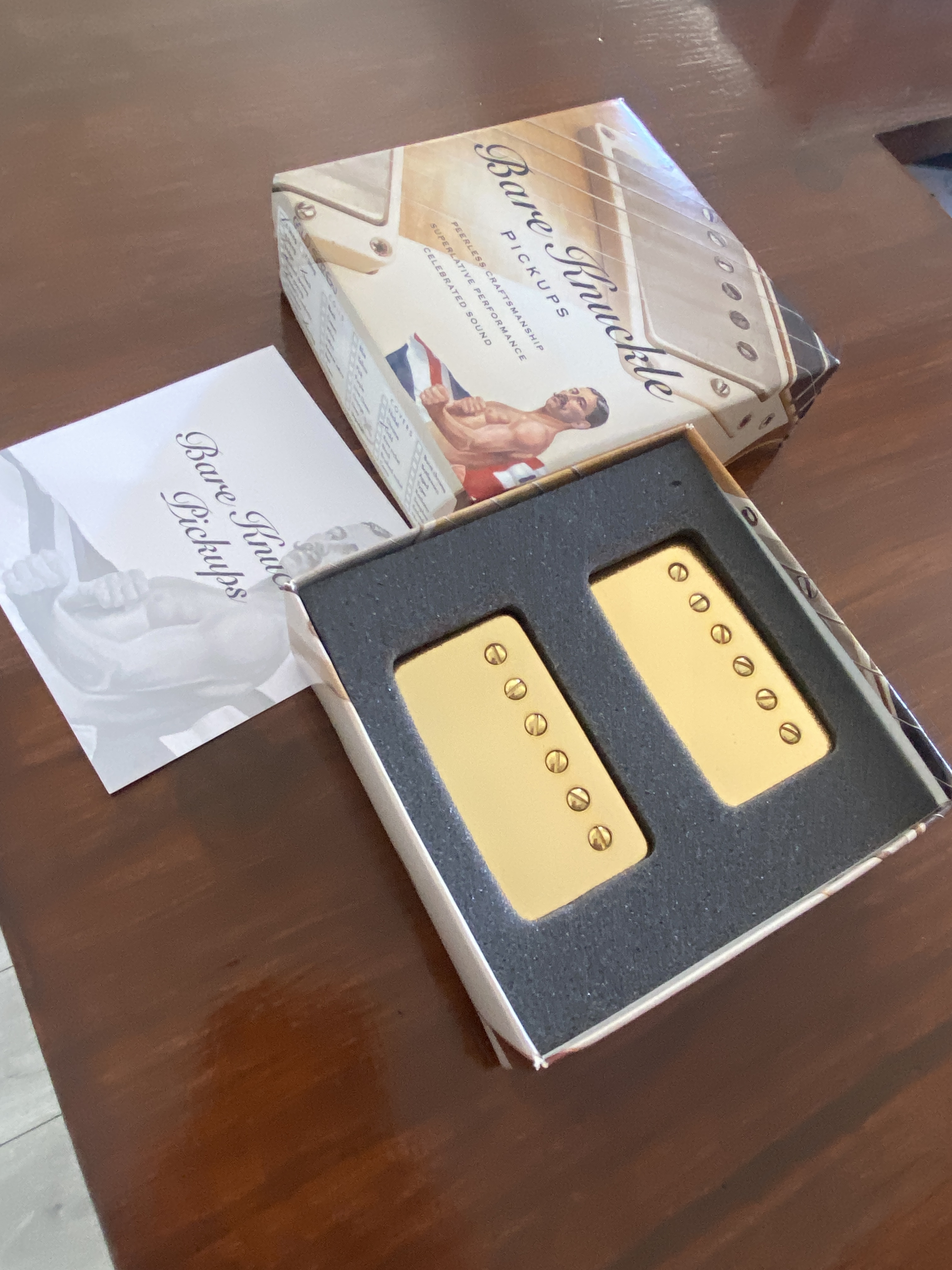 BARE KNUCKLE STORMY MONDAY SET GOLD NEUF JAMAIS POSE