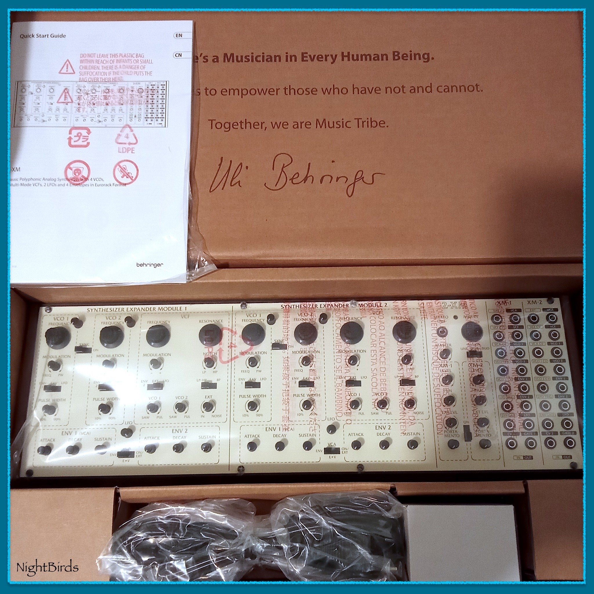 VENDS BEHRINGER 2XM - NEUF AV BOÎTE ET FACTURE
