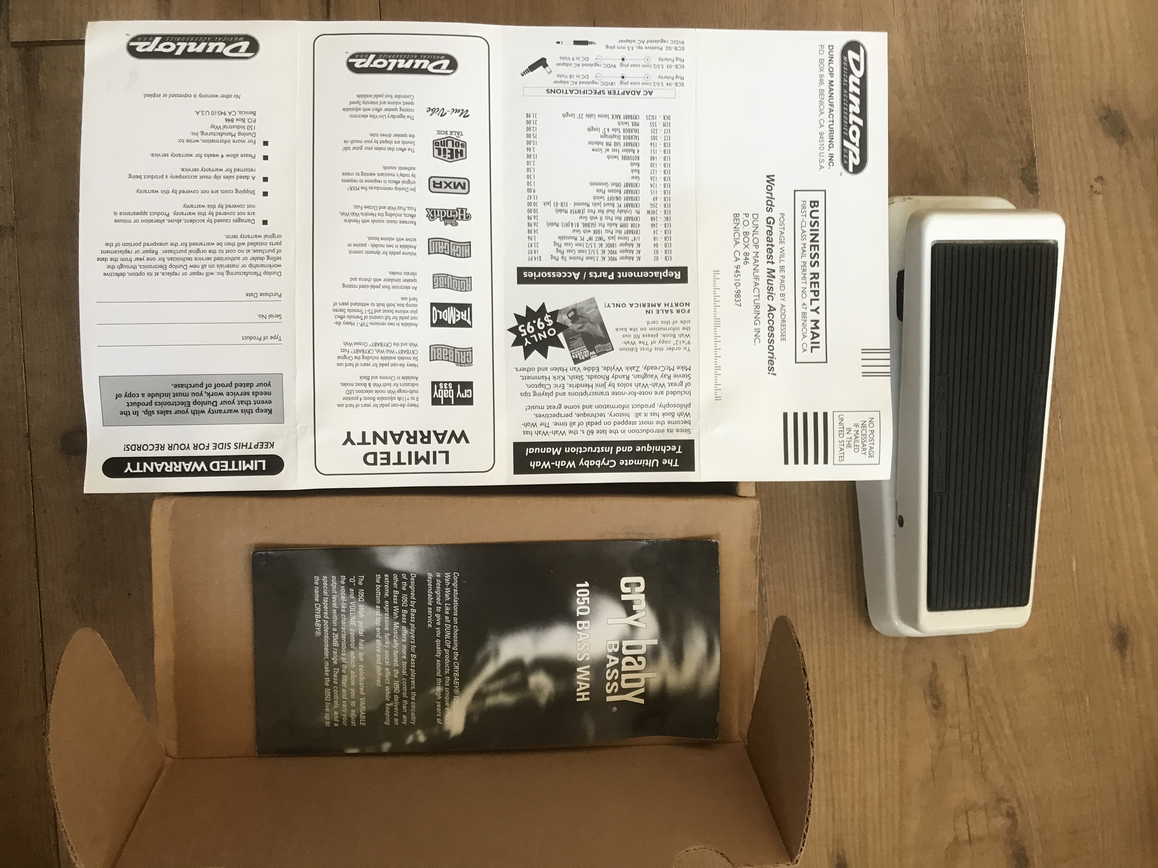 Dunlop 105Q Cry Baby Bass Wah (15344)