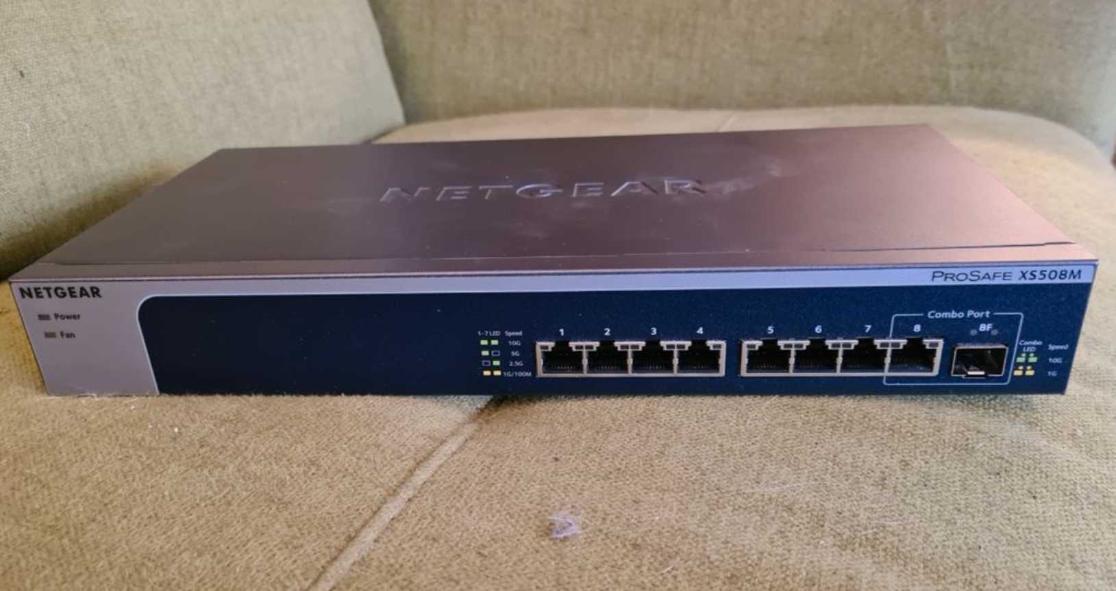 Switch Netgear XS508M 8 ports 10 Gigabits
