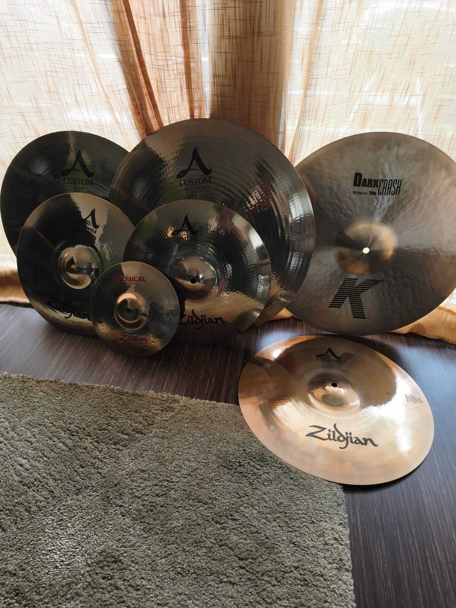 Vend kit de cymbales ZILDJIAN Custom A comme neuf