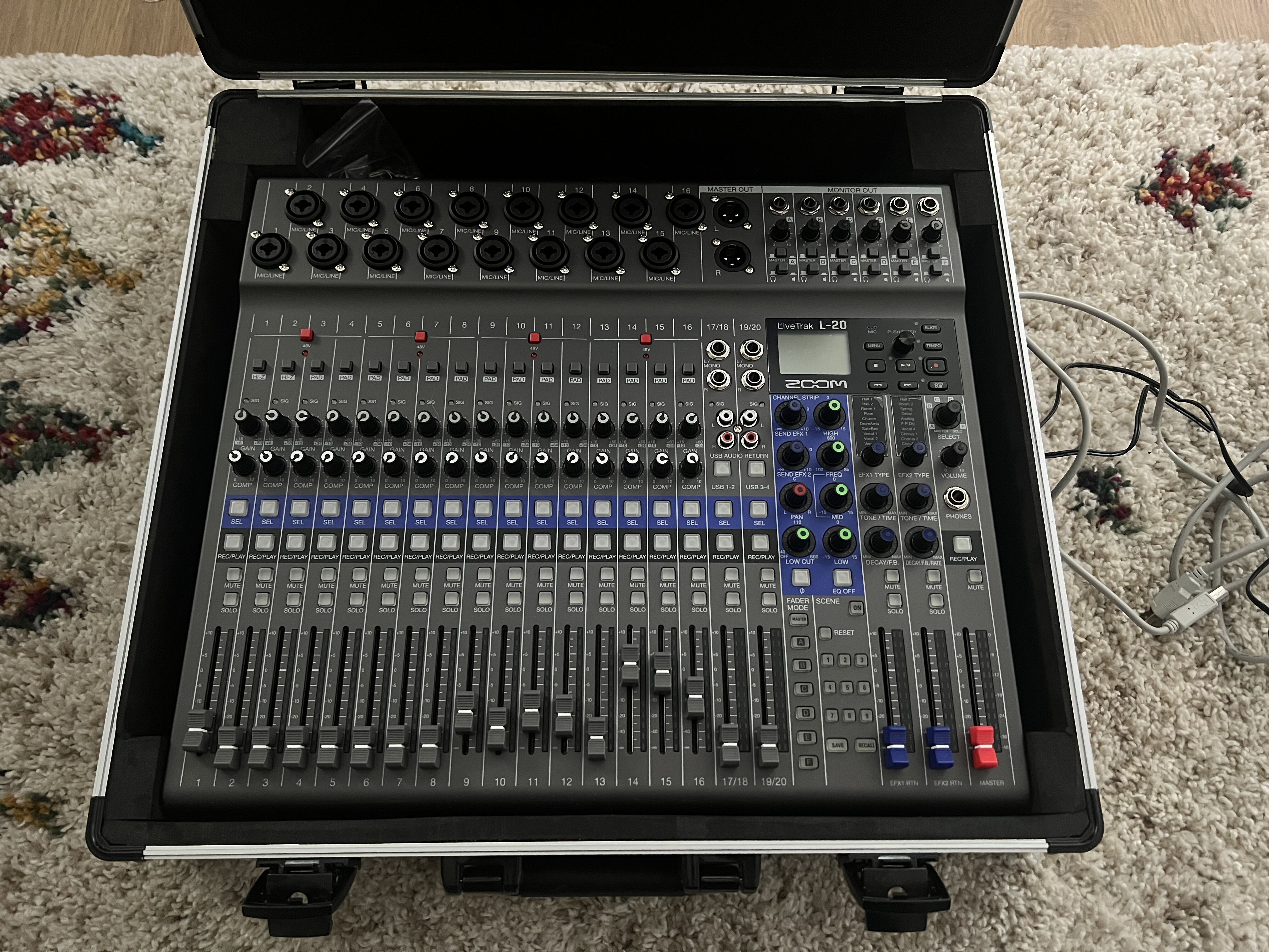 Vends Zoom live track L-20 + flight case 