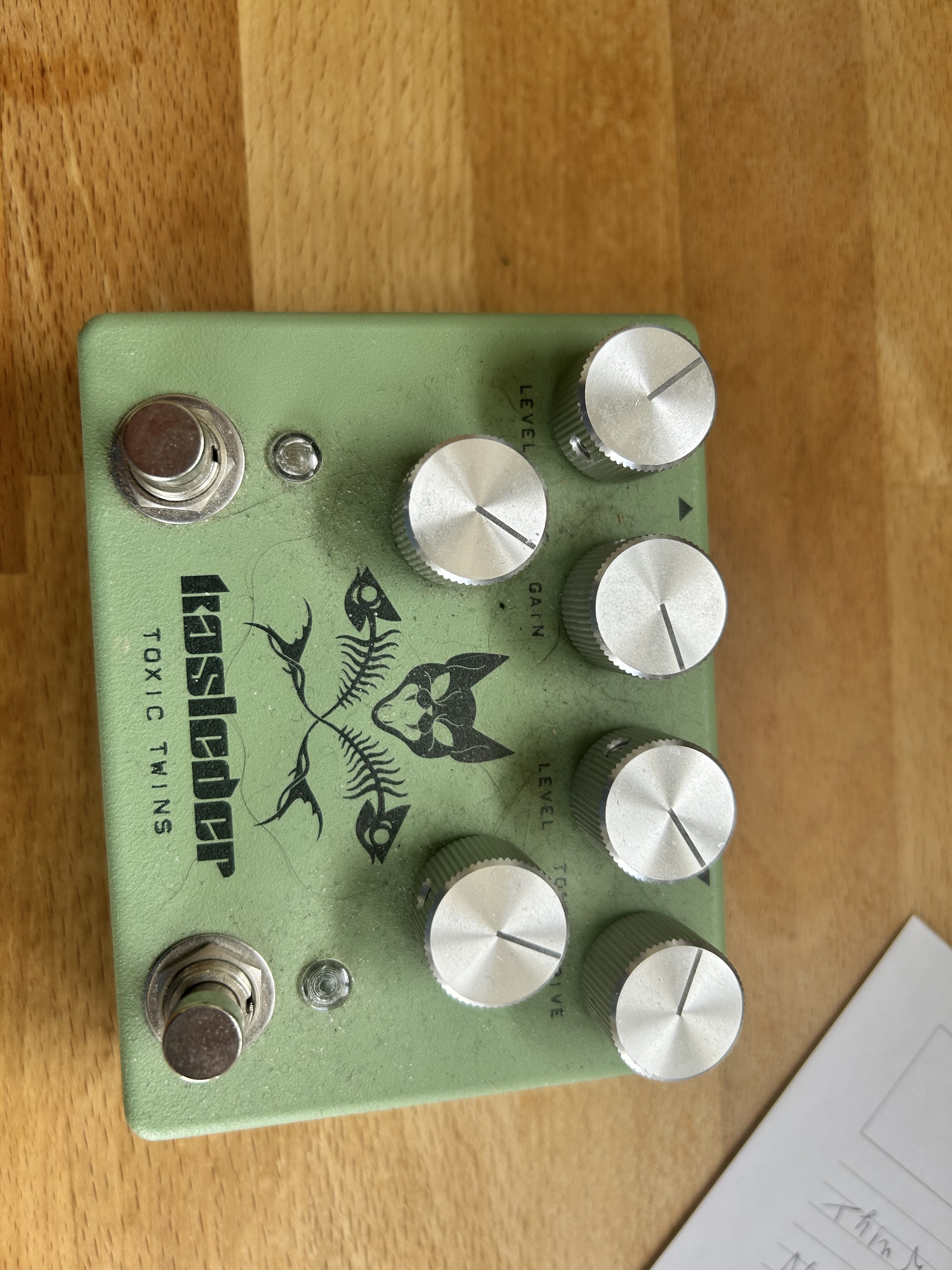 Pédale Kasleder Toxic Twins Dual Overdrive