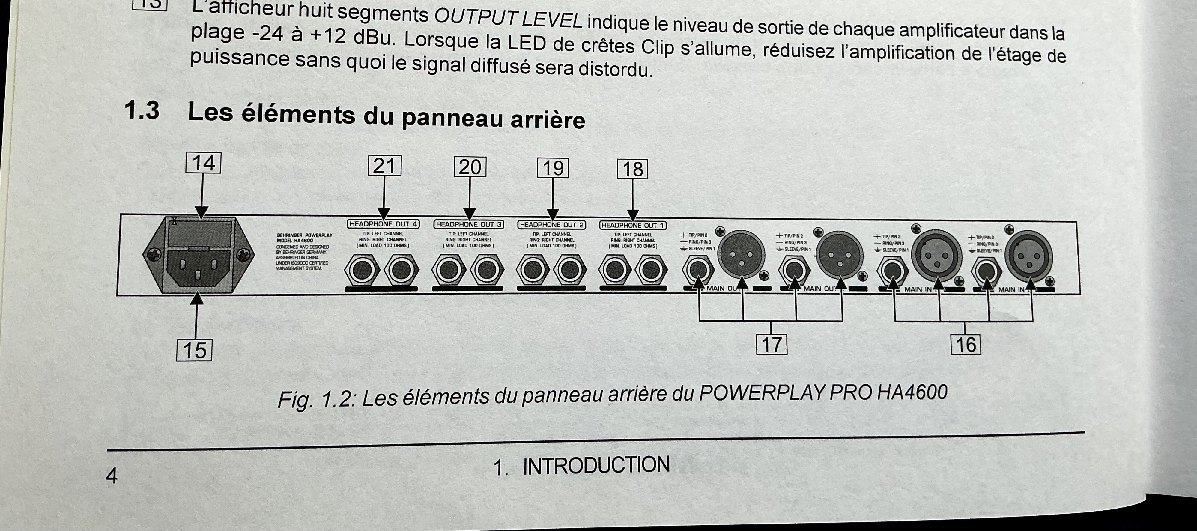 Behringer PowerPlay Pro HA4600 (55473)