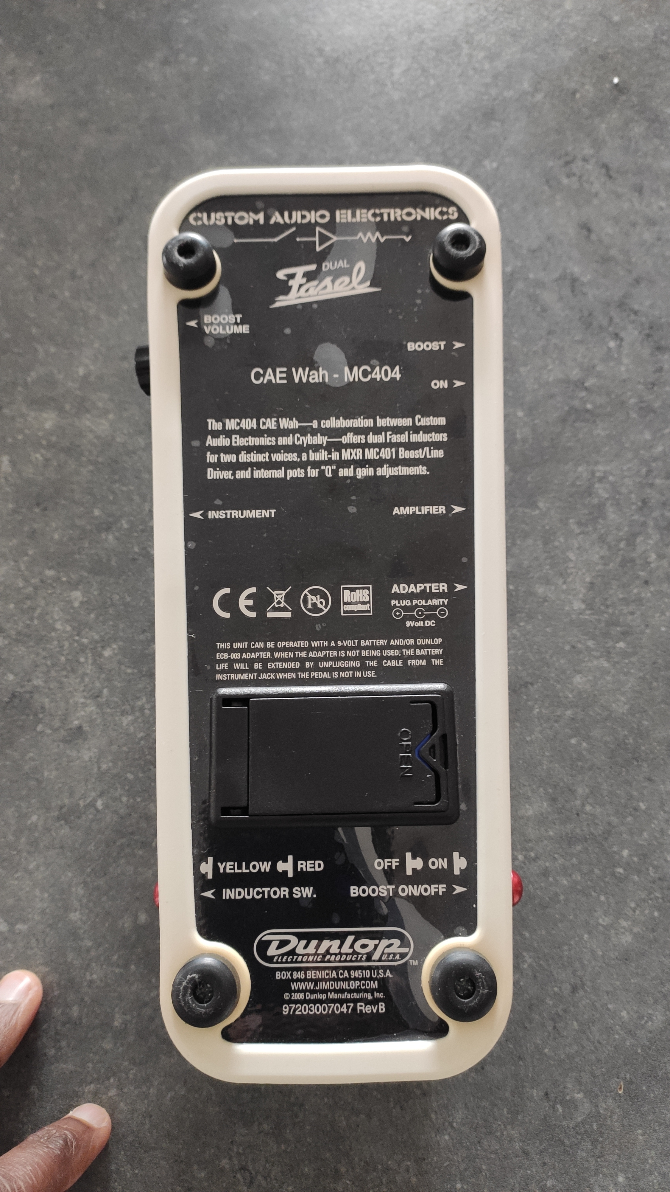 Dunlop MC404 CAE Wah (84499)