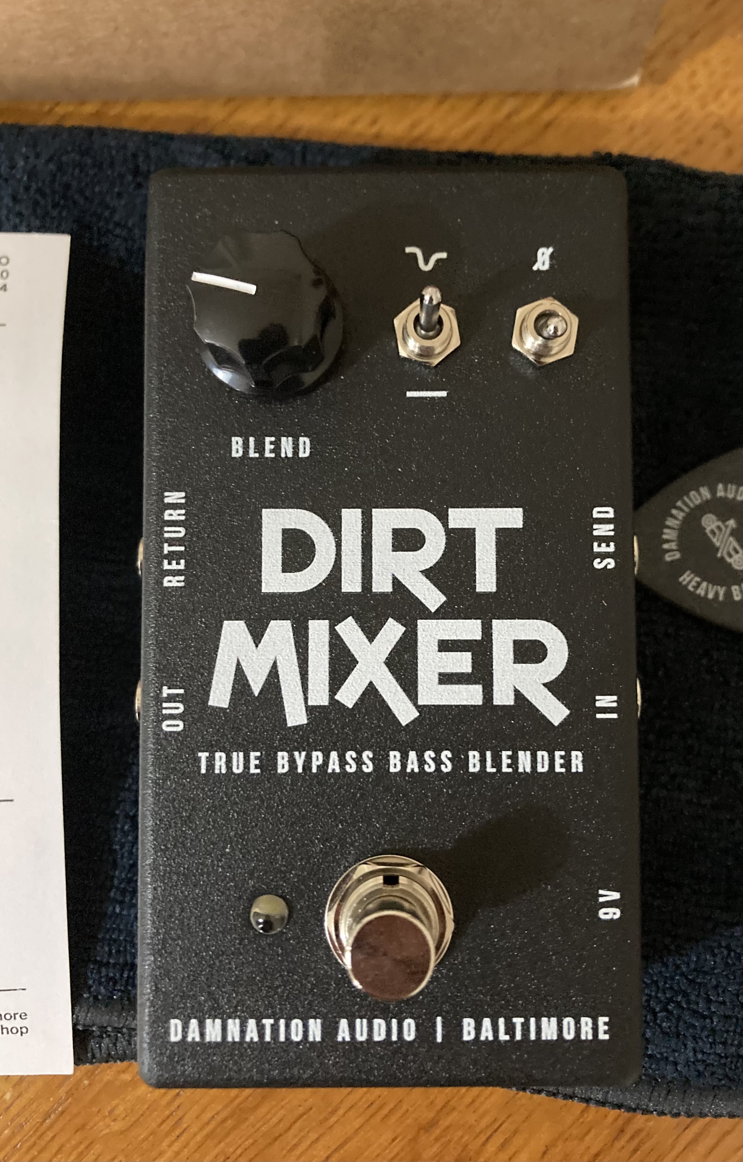 Pédale blender / mix parallèle type Boss LS-2 (Damnation Audio Dirt Mixer)