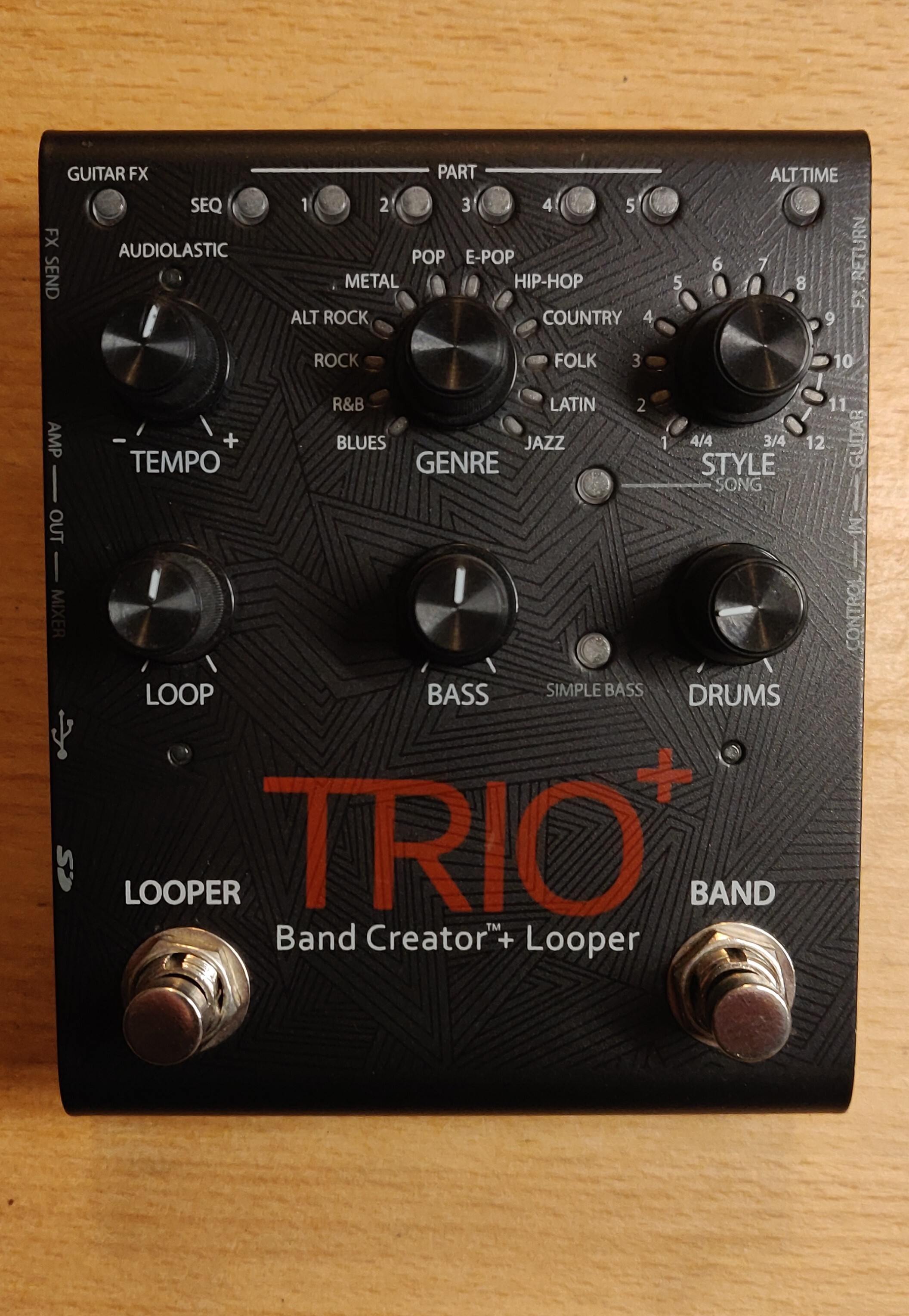 Vends Pédale DigiTech Trio +