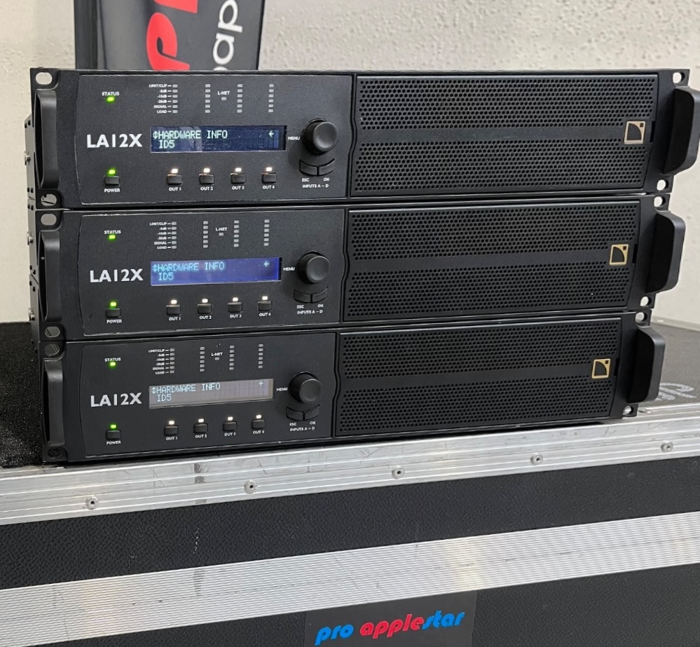 3 enceintes L-Acoustics LA12X – 7 300 € l'unité