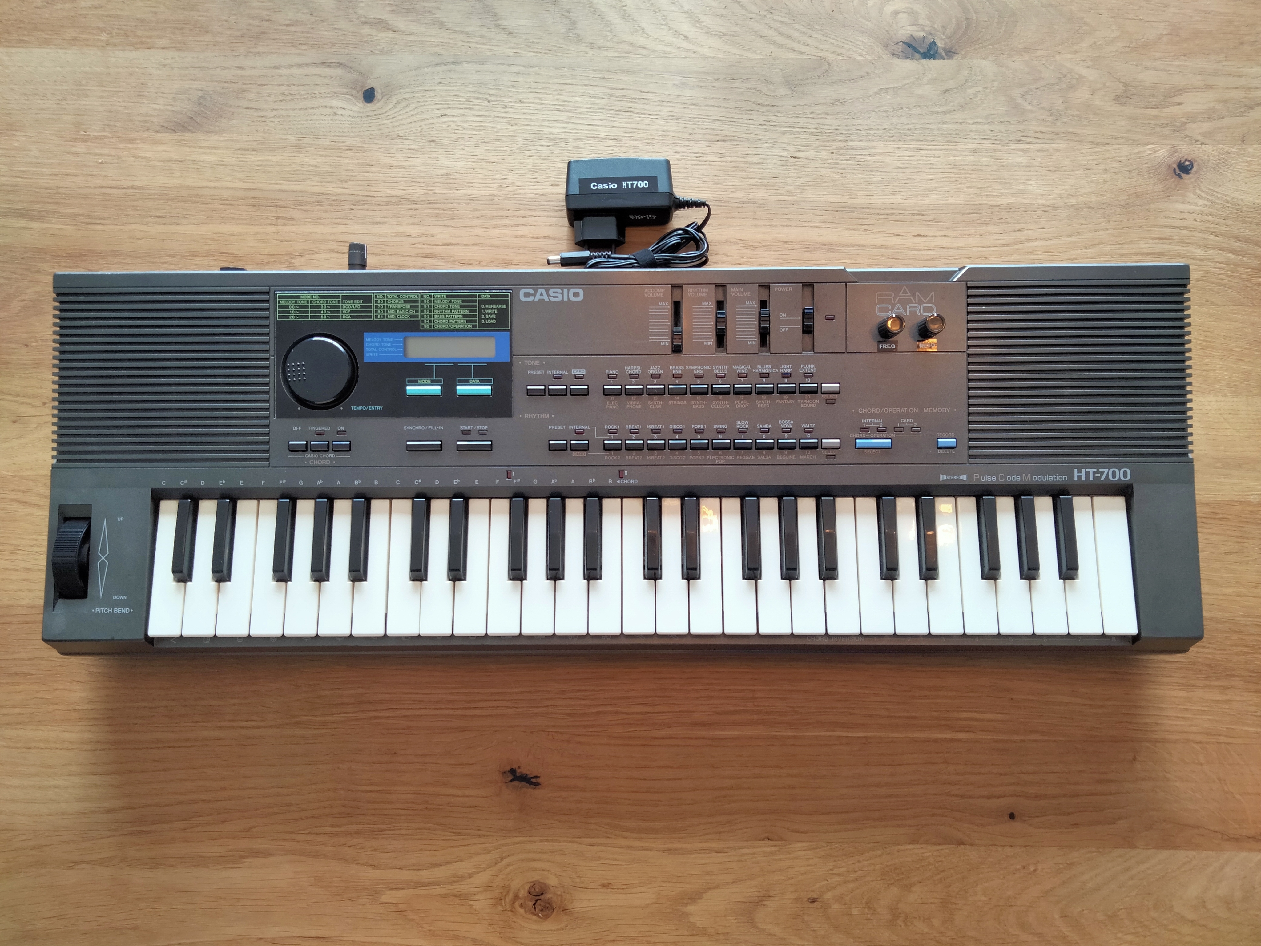Casio HT 700 "filter mod"